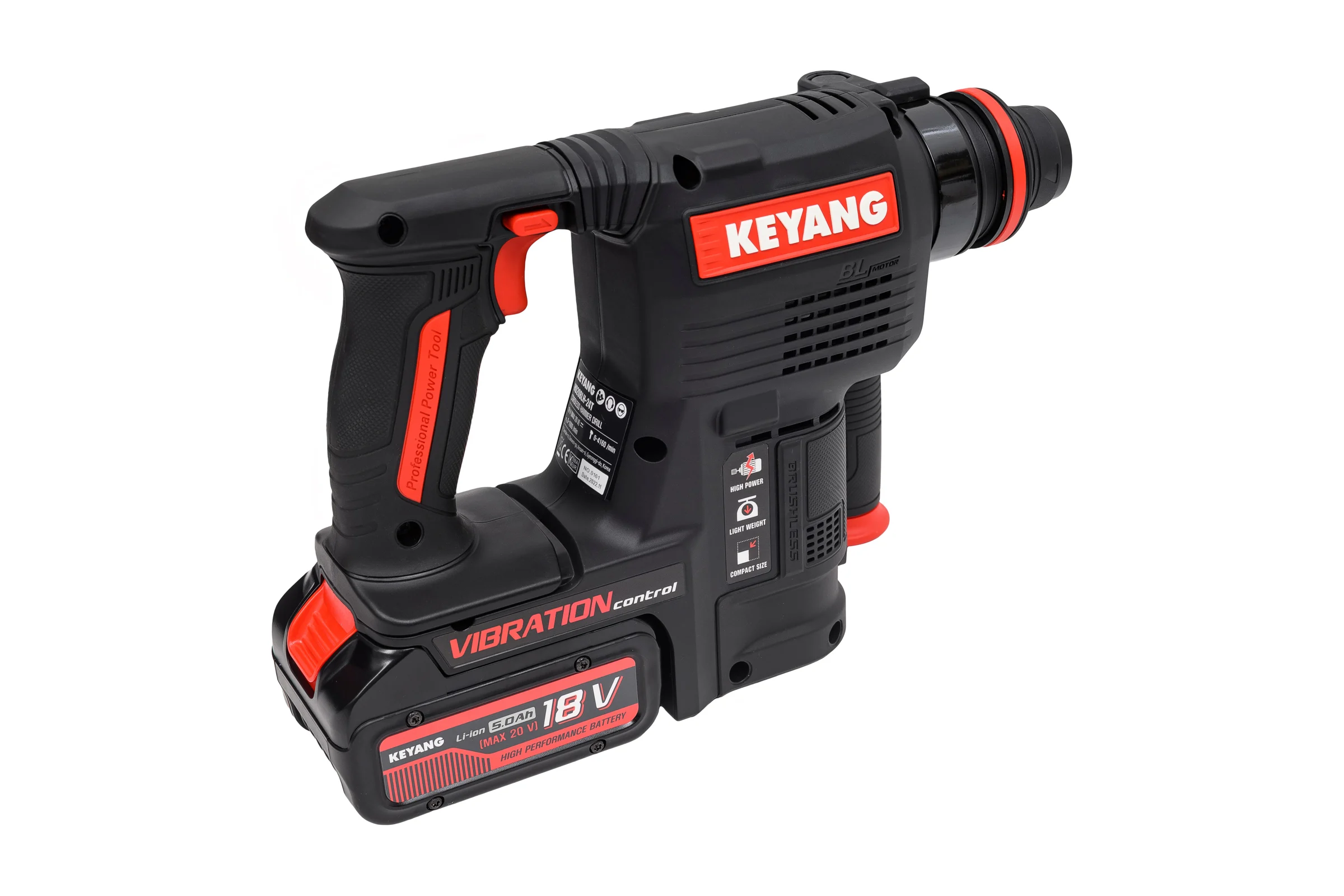Аккумуляторный перфоратор KEYANG HD20BLH-24T