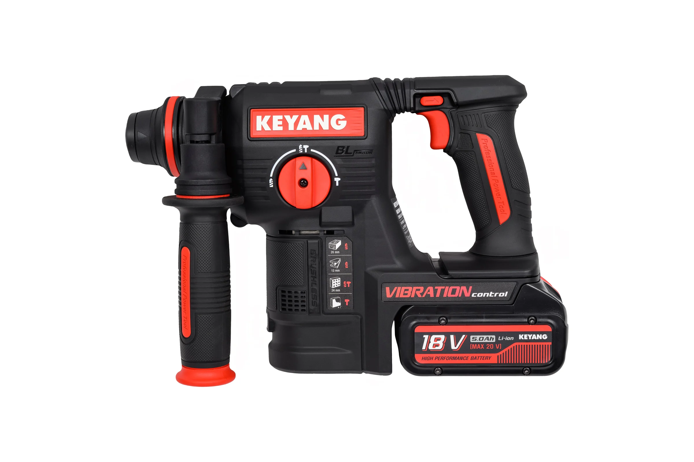 Аккумуляторный перфоратор KEYANG HD20BLH-24T