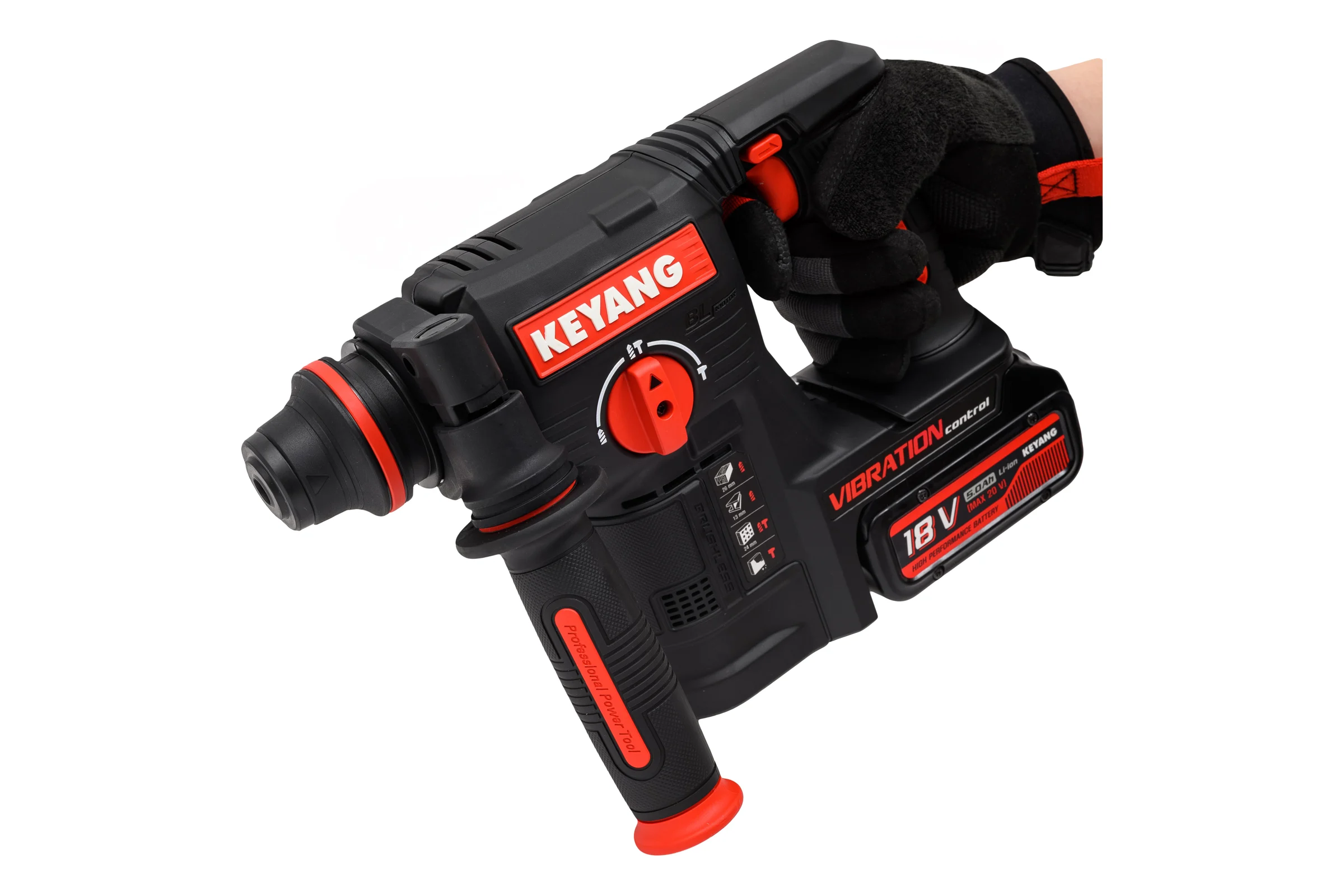 Аккумуляторный перфоратор KEYANG HD20BLH-24T