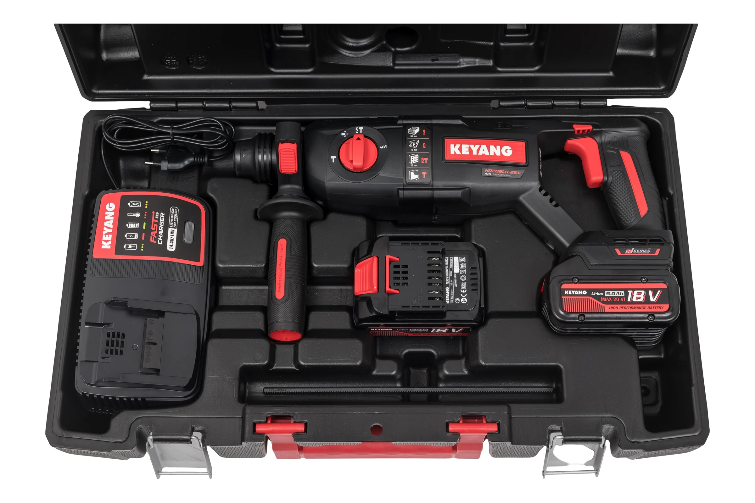 Аккумуляторный перфоратор KEYANG HD20BLH-26V