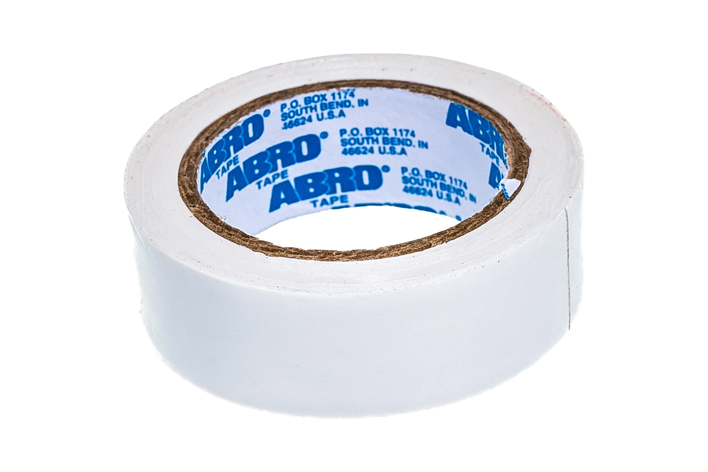 Изолента ABRO ПВХ белая 18 мм X 9,1 м ET-912-18-10-WHT-RW