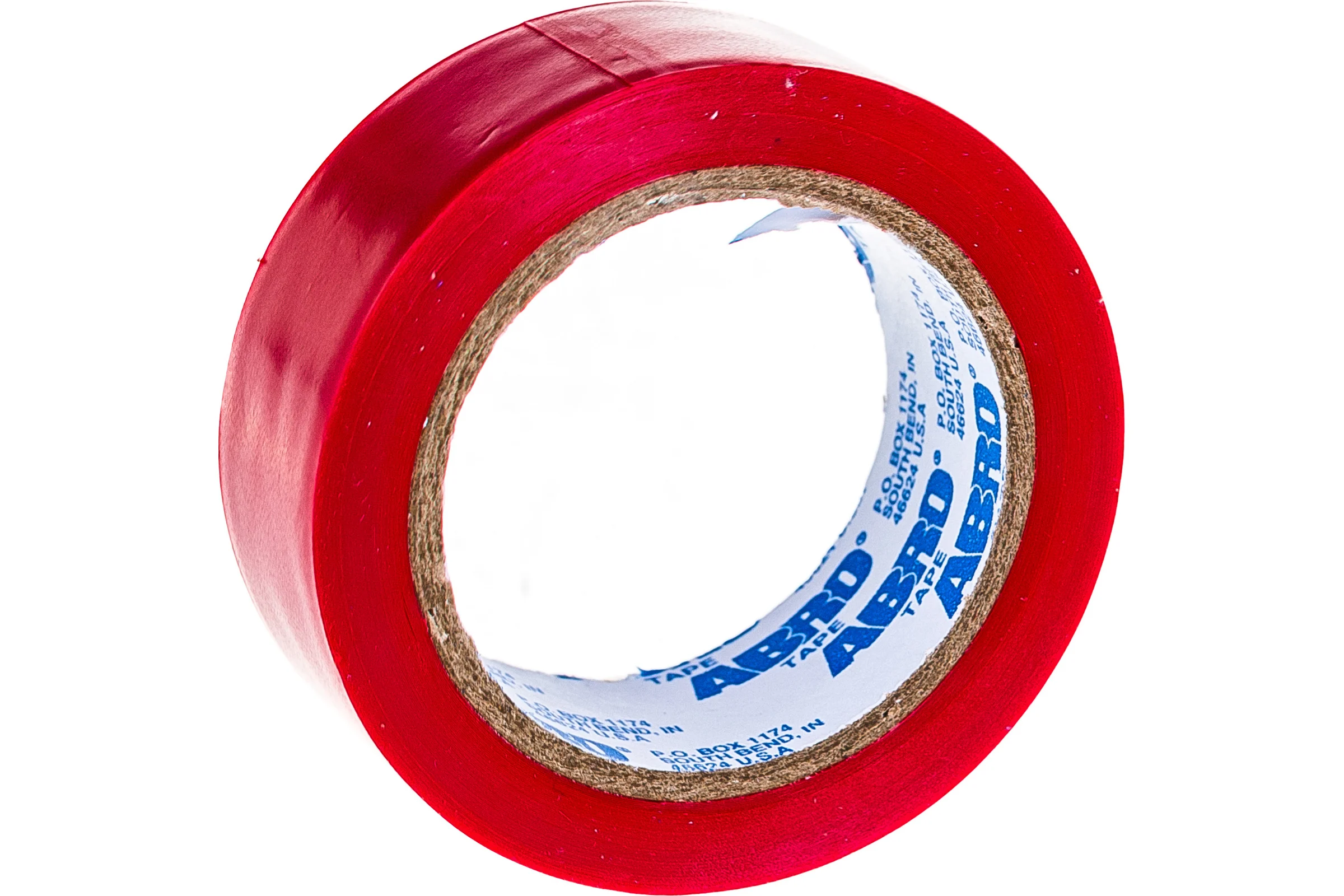 Изолента ПВХ ABRO 0,18x10 9,1 м красная ET-912-18-10-RED-RW