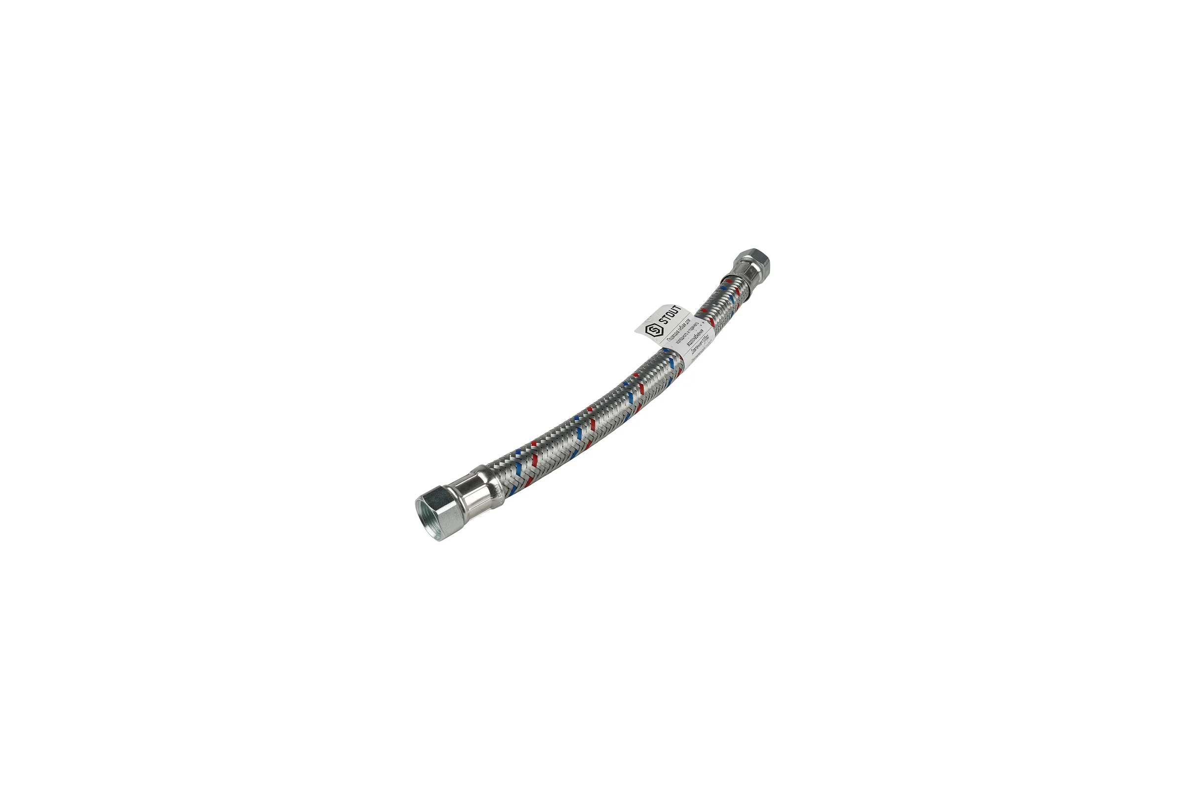 Гибкая подводка для воды (ВР 3/4 х ВР 3/4; 400 мм) STOUT SHF-0304-182020 RG008S8TKA1F94