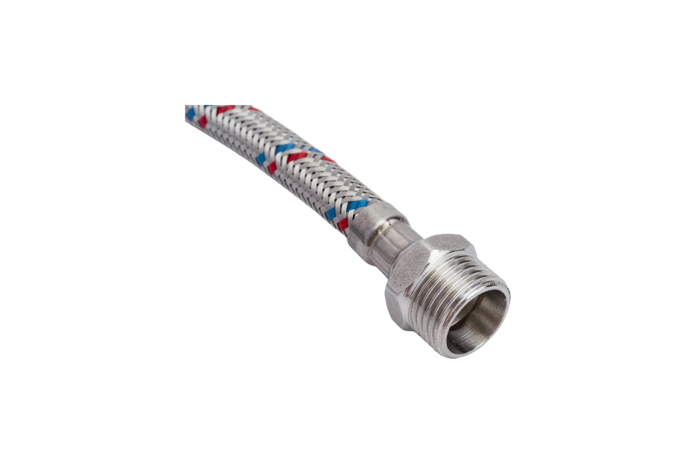Гибкая подводка для воды (60 см; 1/2"; гайка-штуцер) VALTEC VTf.002.IS.0404060