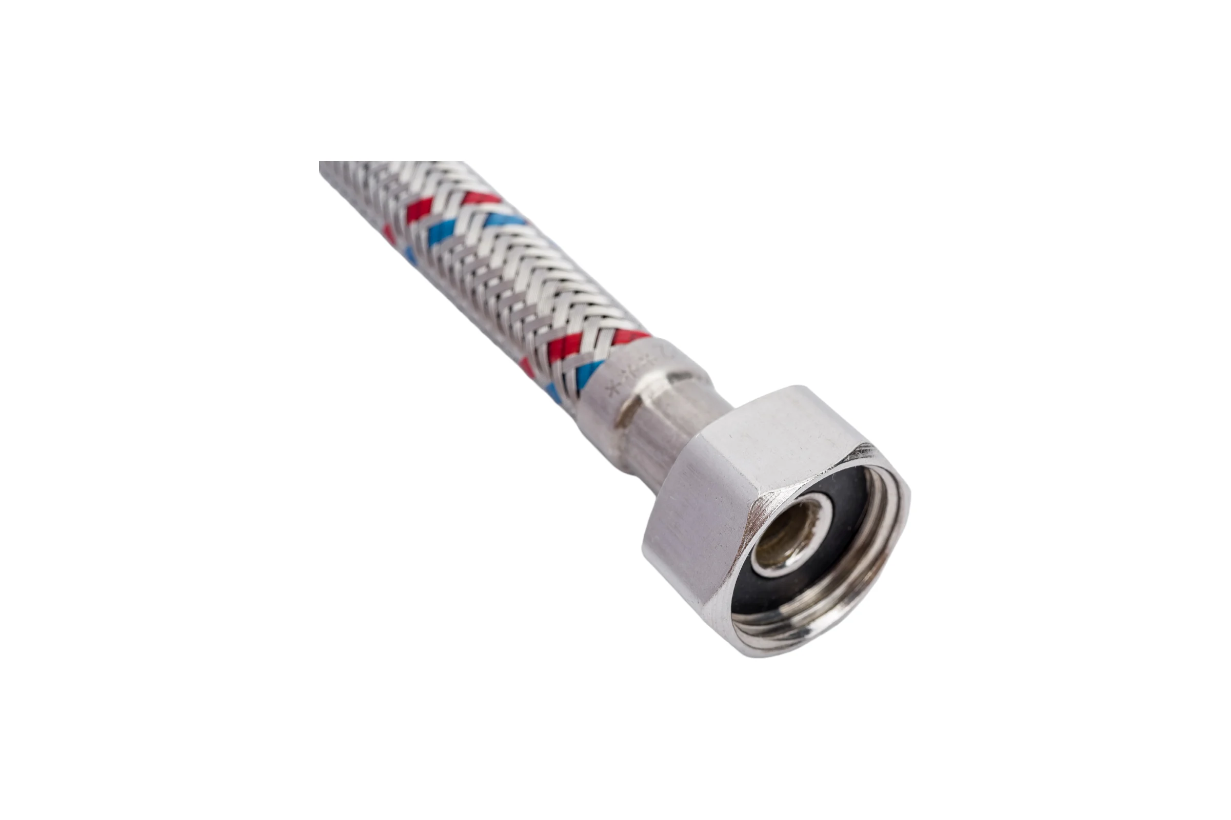 Гибкая подводка для воды (60 см; 1/2"; гайка-штуцер) VALTEC VTf.002.IS.0404060