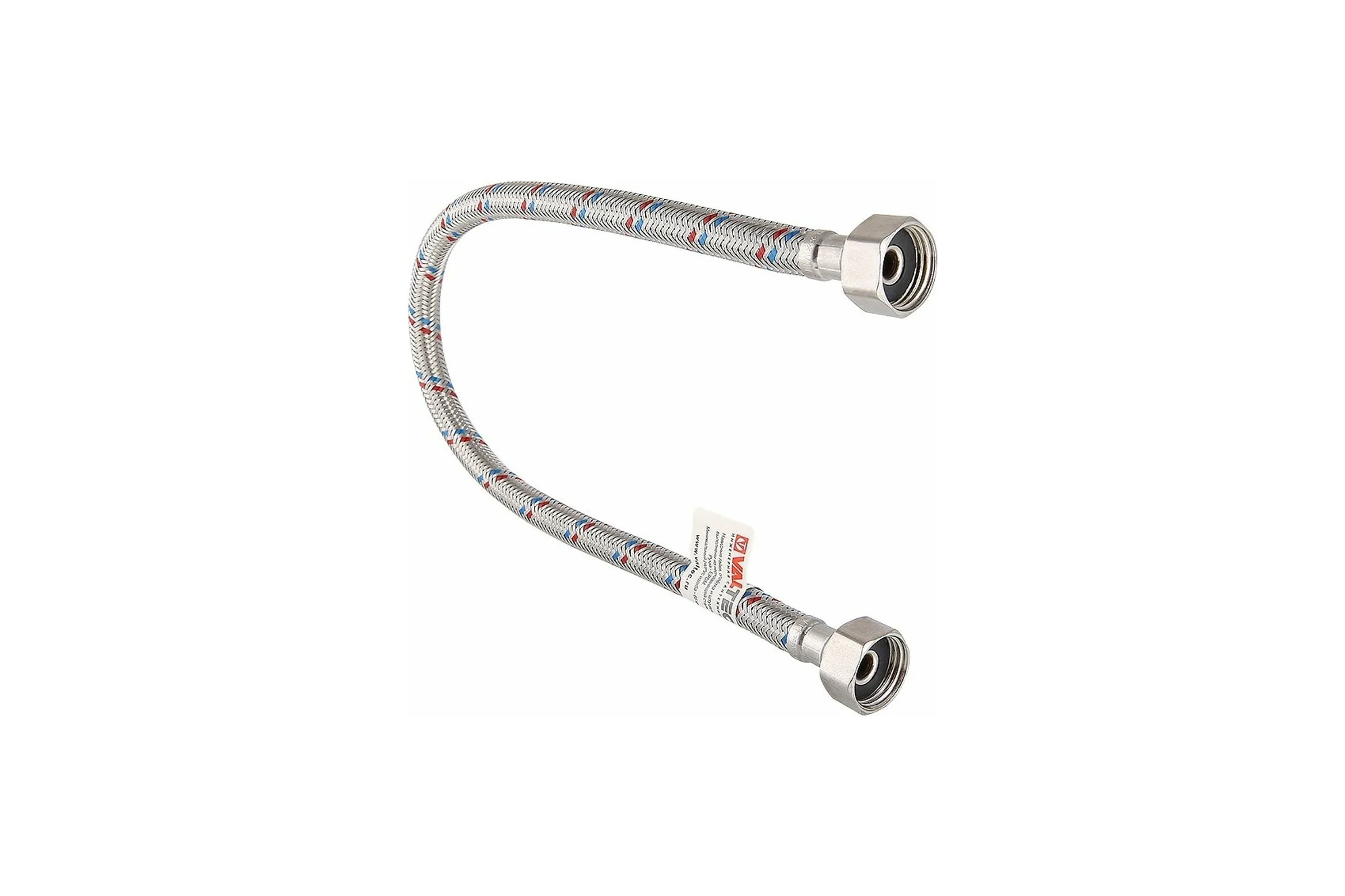 Гибкая подводка для воды (30 см; 1/2"; гайка-гайка) VALTEC VTf.001.IS.0404030