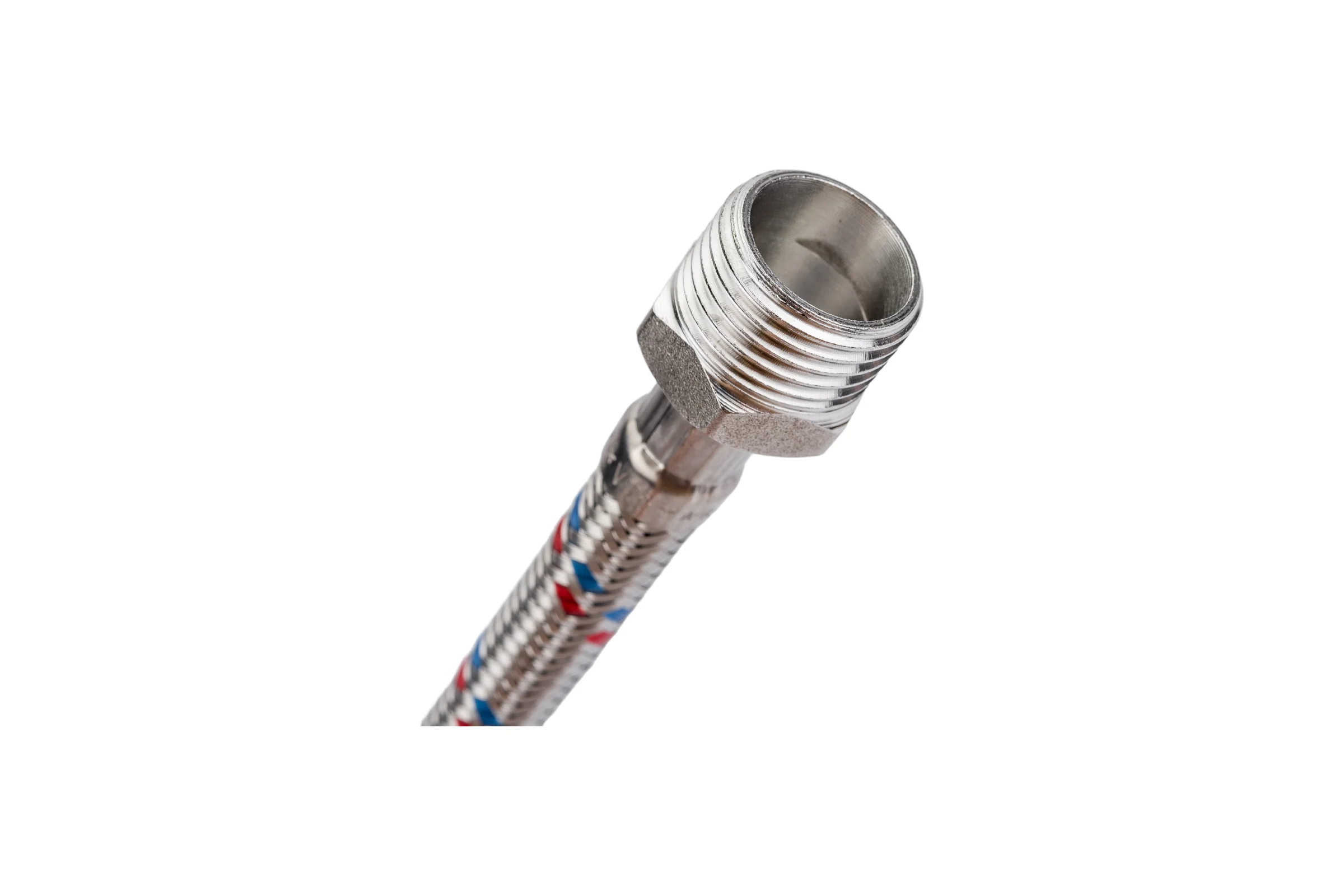 Гибкая подводка для воды (40 см; 1/2"; гайка-штуцер) VALTEC VTf.002.IS.0404040