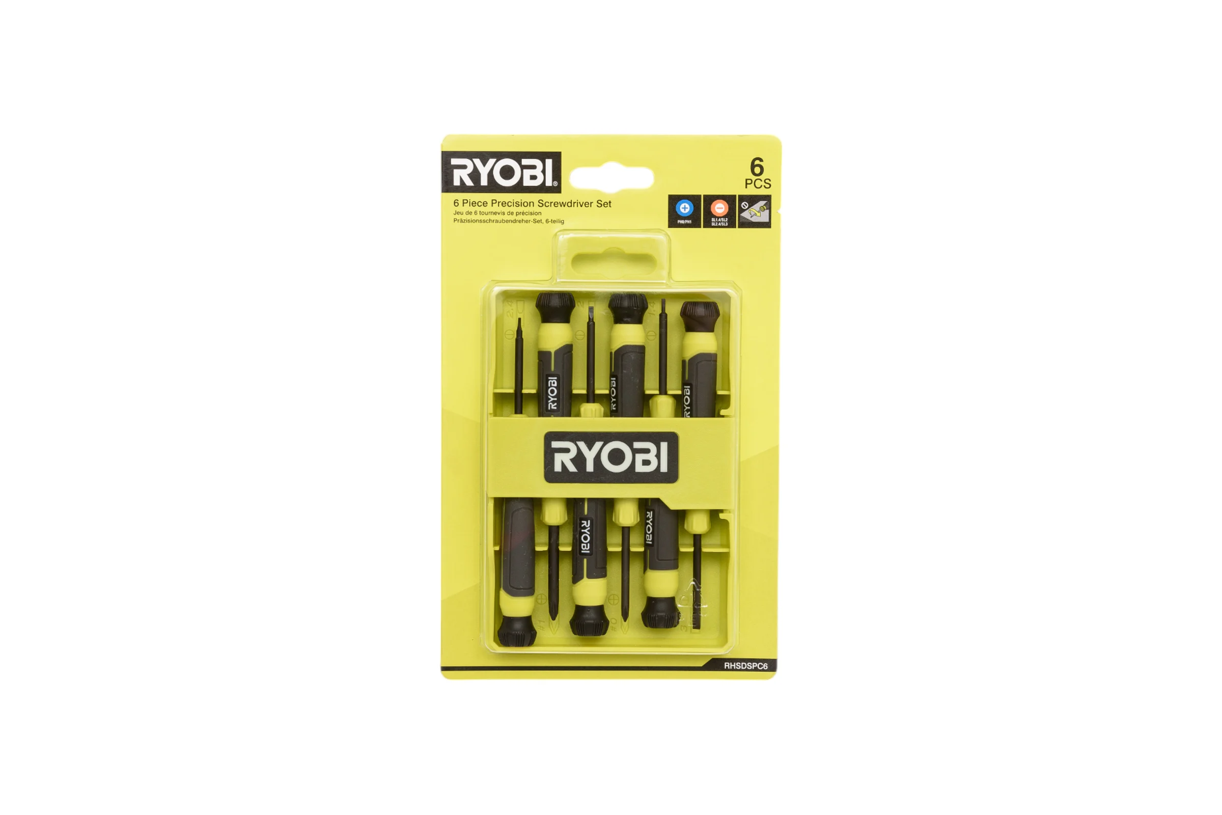 Набор отверток Ryobi RHSDSPC6 5132006048