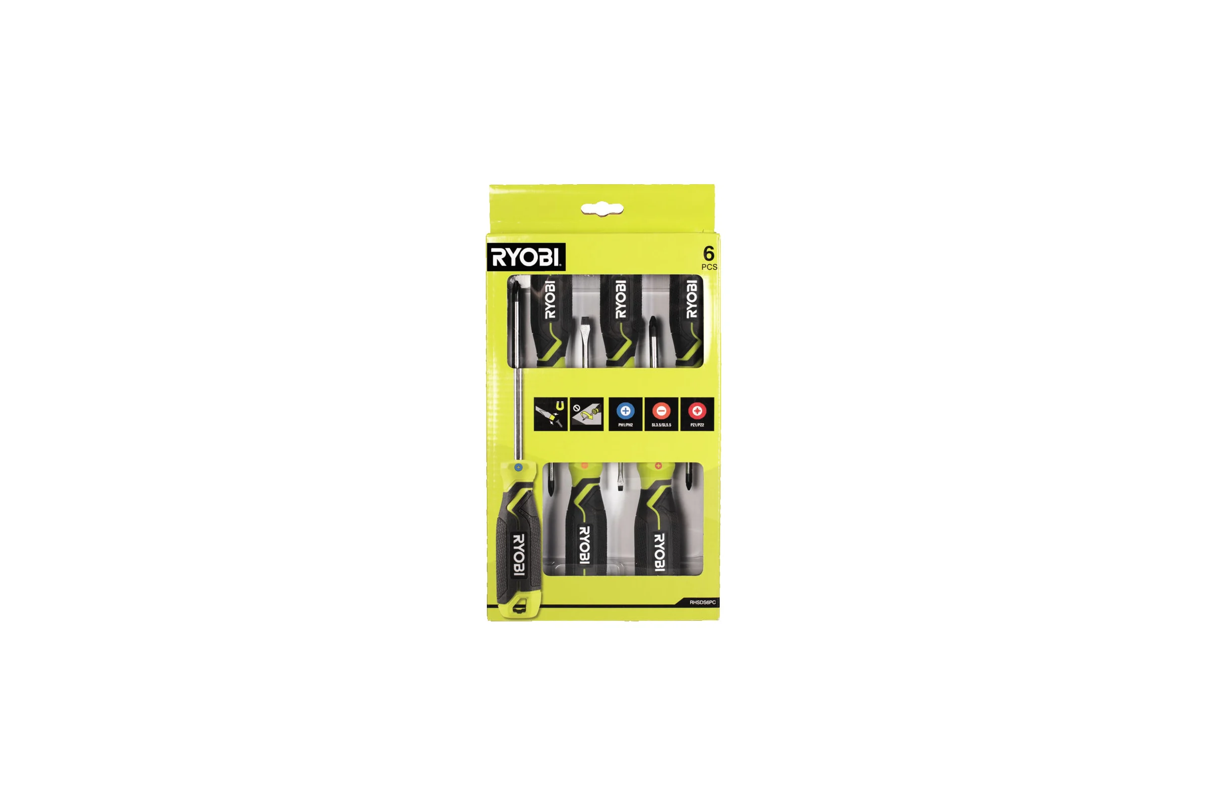 Набор отверток Ryobi RHSDS6PC 5132006045