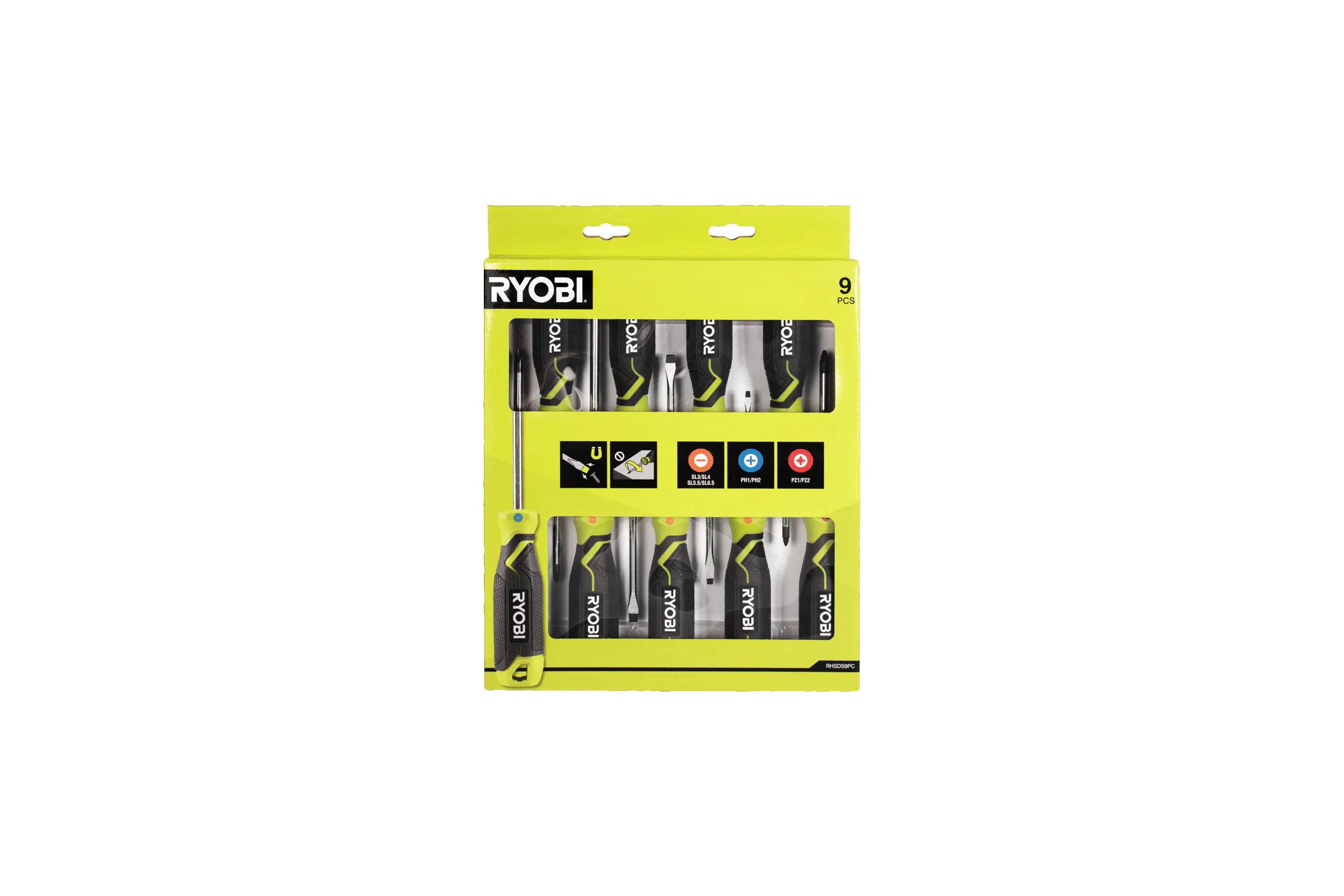 Набор отверток Ryobi RHSDS9PC 5132006047