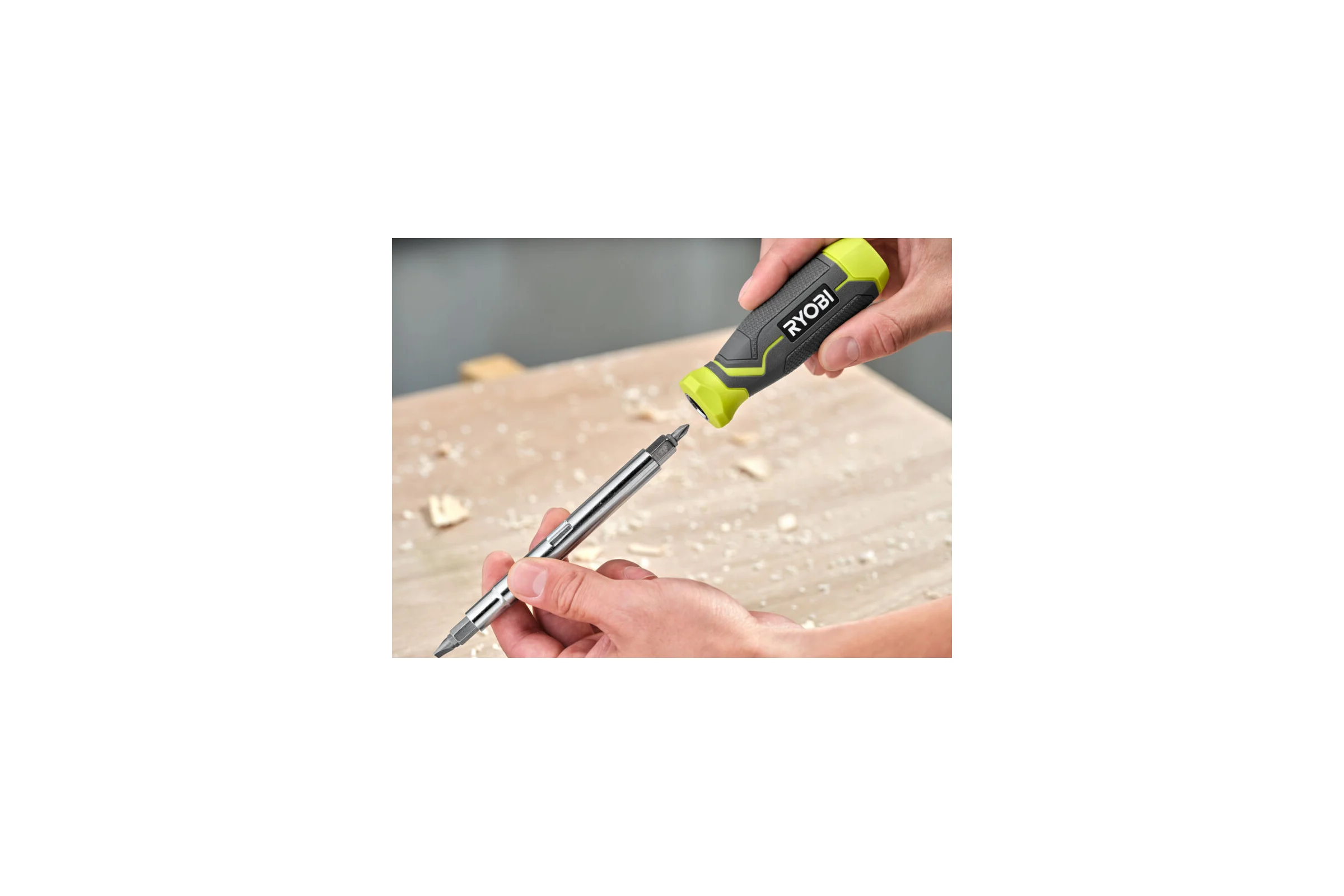 Отвертка со сменными битами Ryobi RHSDM1101 5132006049