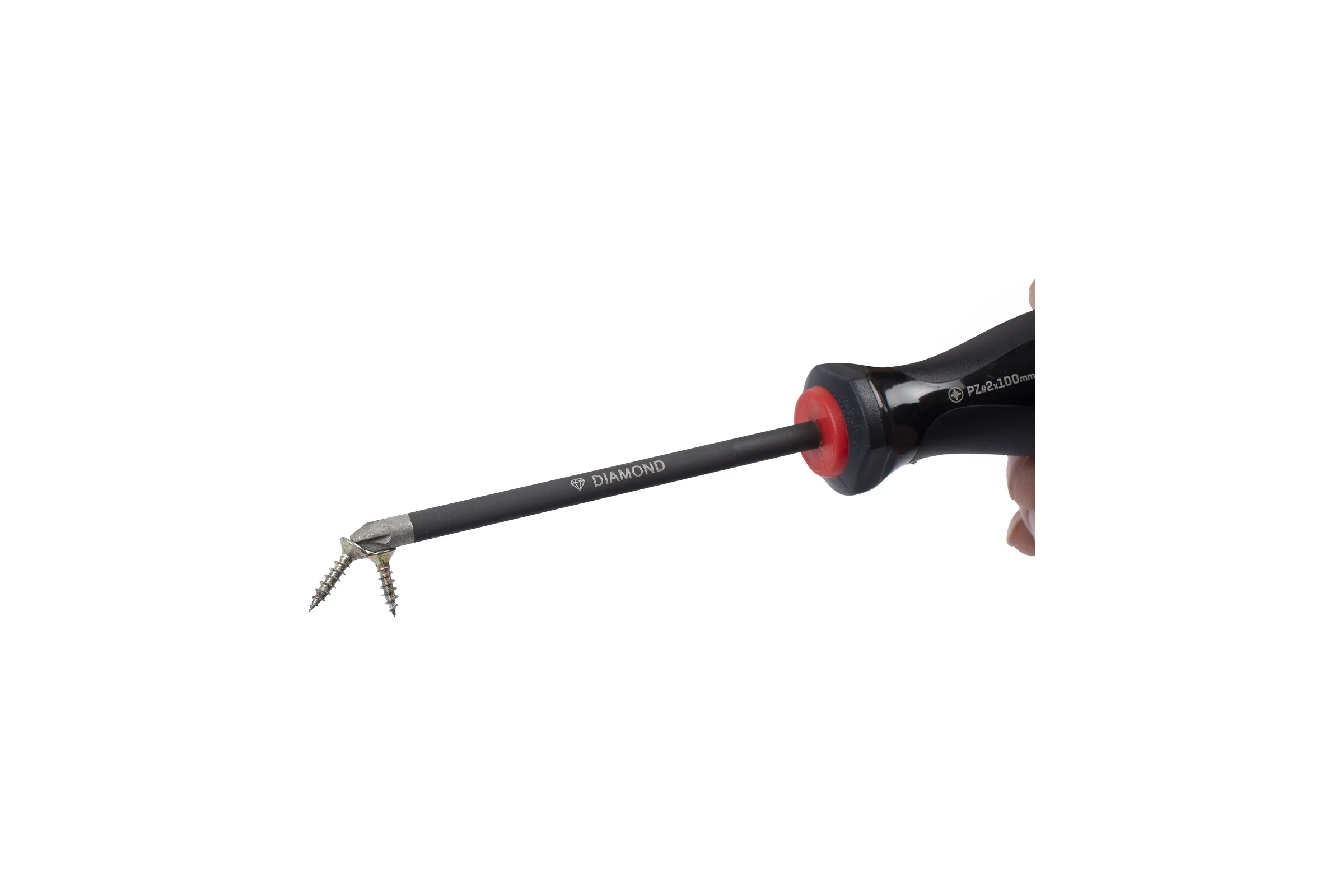 Отвертка Sanitoo PRO Diamond PZ2x100 мм, с алмазным покрытием 3213