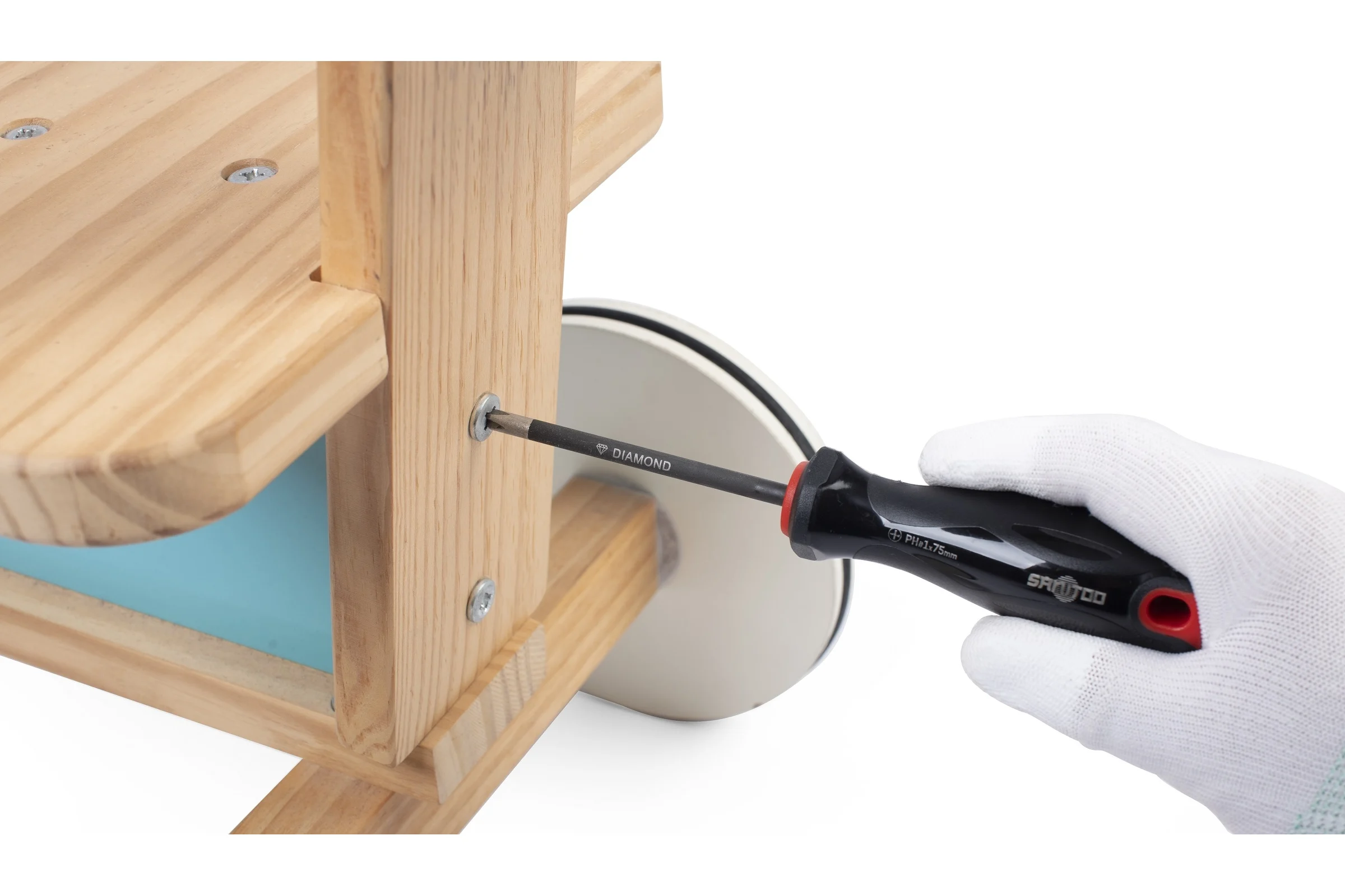 Отвертка Sanitoo PRO Diamond PH1x75 мм, с алмазным покрытием 3206