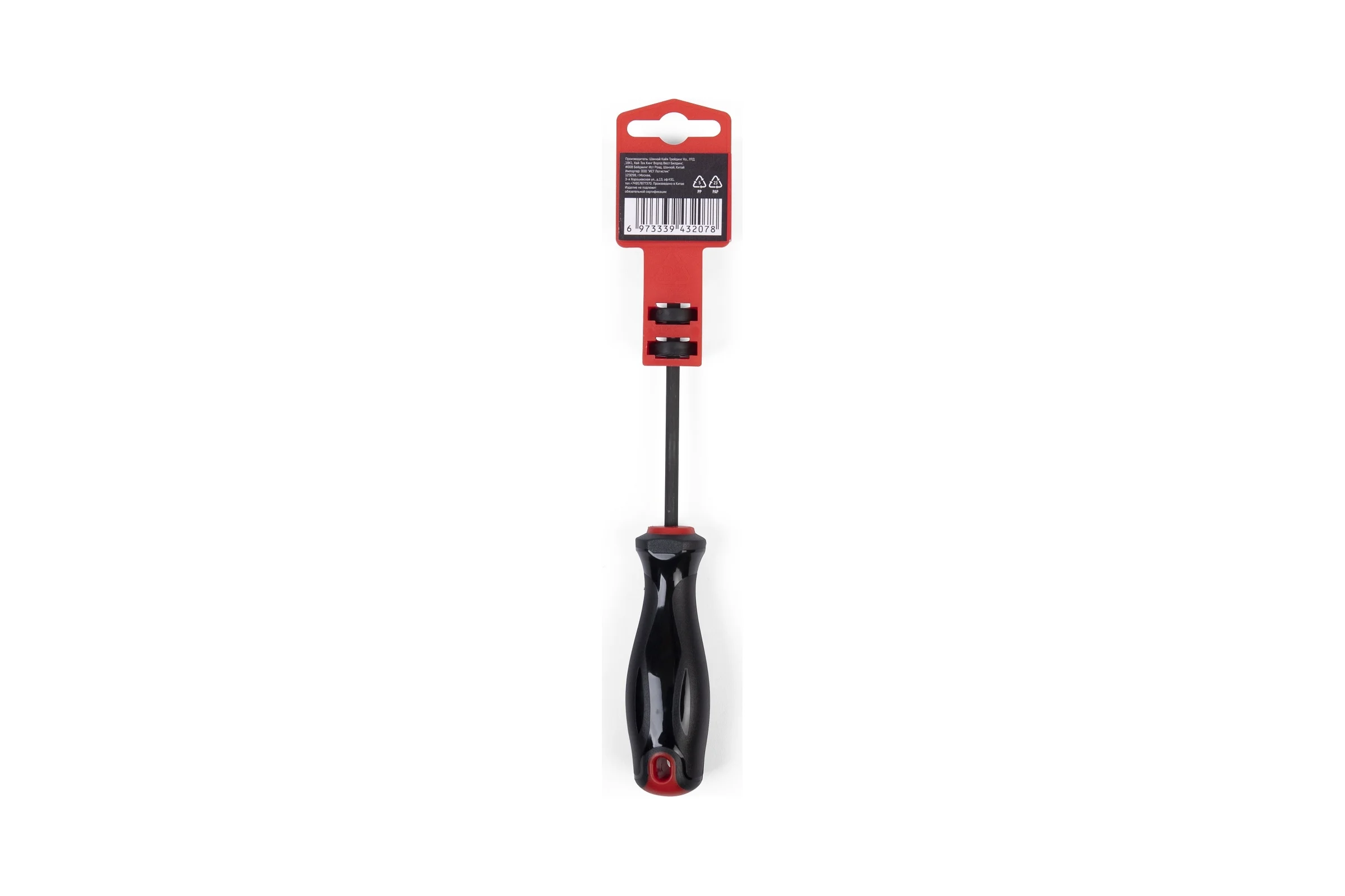 Отвертка Sanitoo PRO Diamond PH1x100 мм, с алмазным покрытием 3207