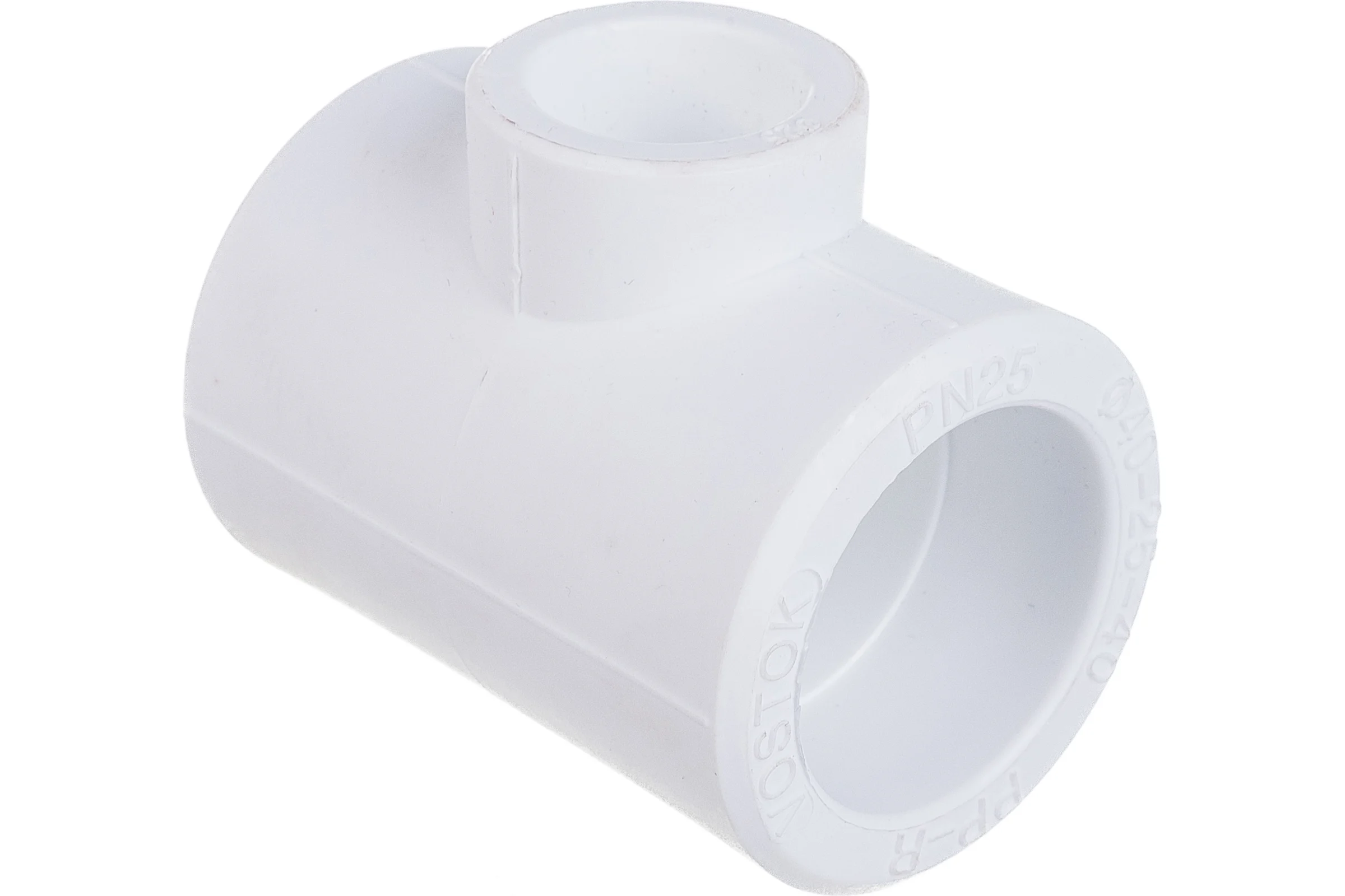 Переходной тройник Восток полипропиленовый, PP-R, 40х25х40 мм, 5 шт VSTR402540w