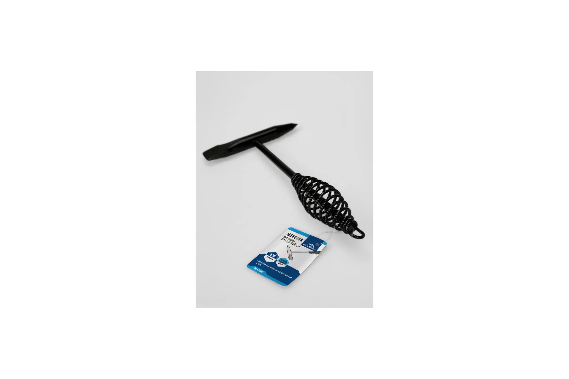 Молоток сварщика, шлакоотбойный 500 гр vertextools 10-65-500
