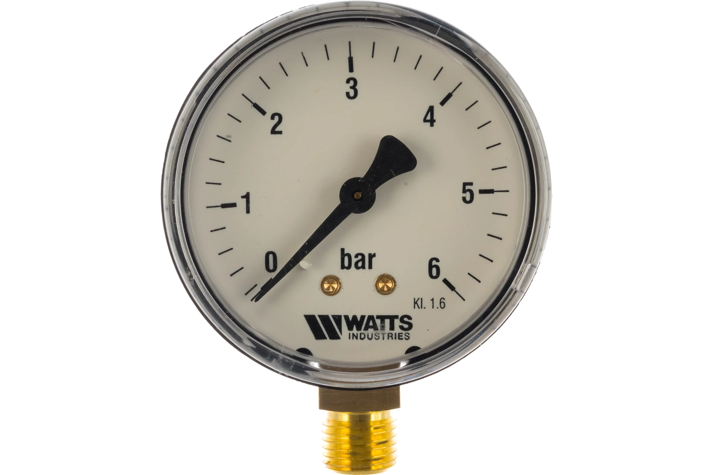 Манометр Watts F+R200 радиальный 0-6bar, корпус 63mm 10007723