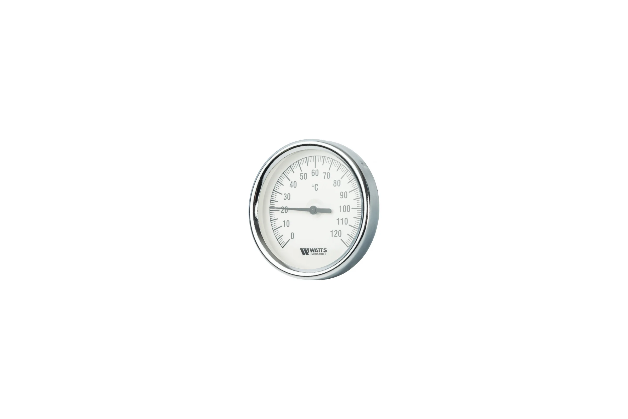 Термометр Watts F+R801 OR биметаллический 63mm, 0-160 C, гильза 75 мм 10005810