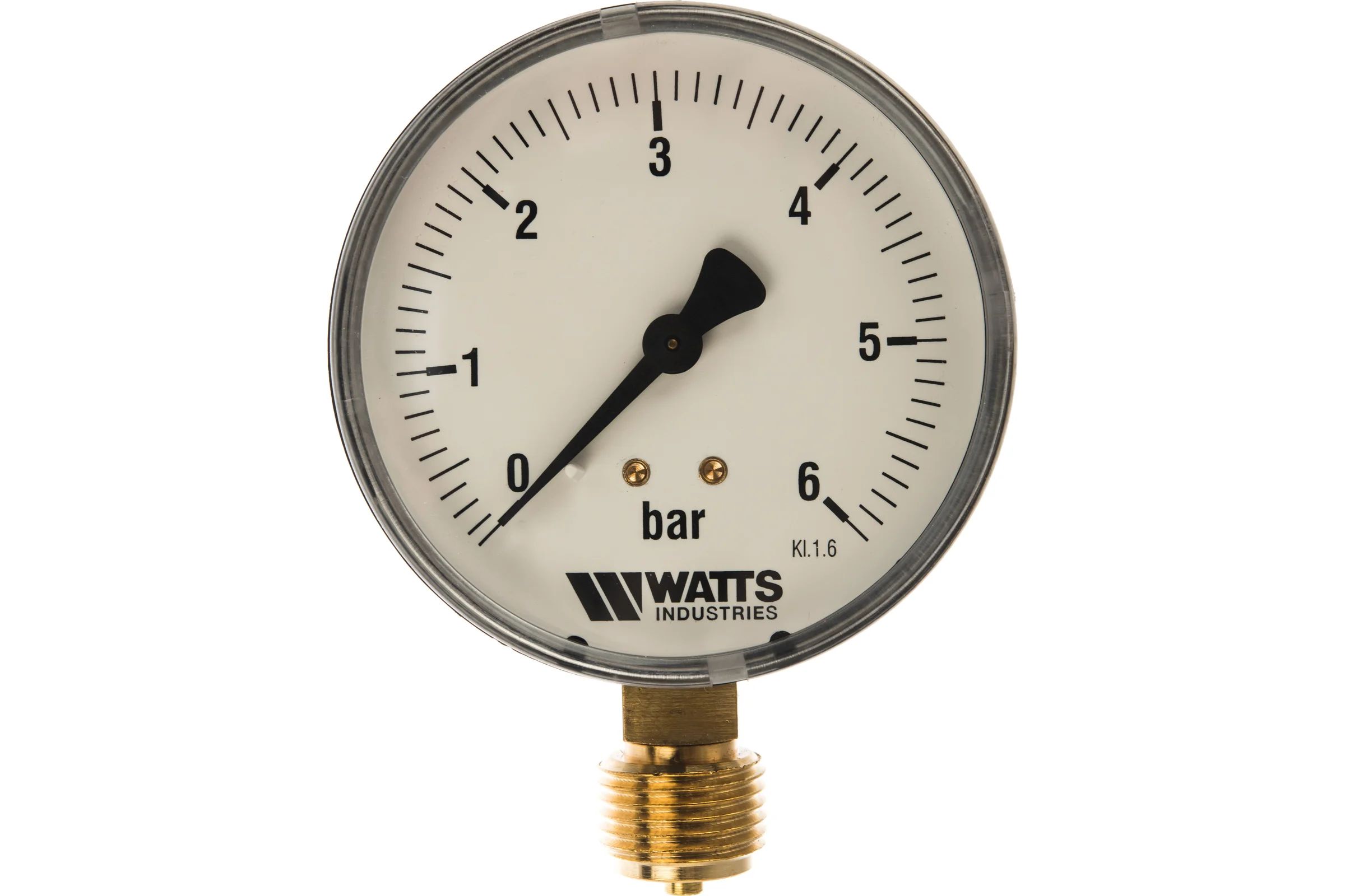 Манометр Watts F+R200 радиальный 0-6bar, корпус 80mm 10007790