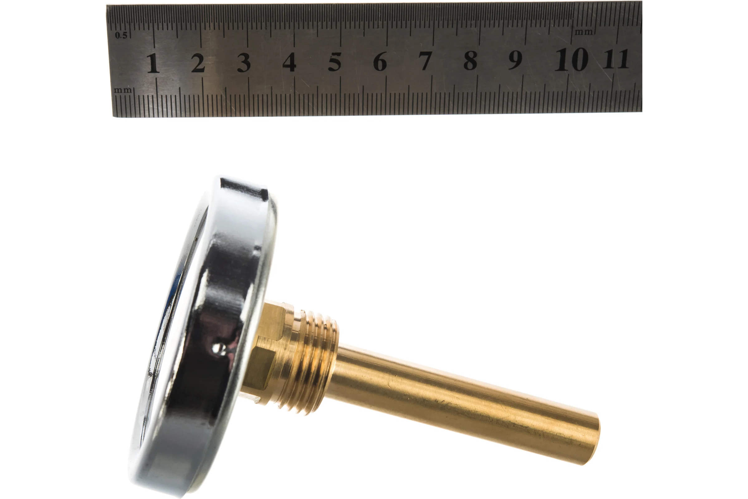 Термометр Watts F+R801 OR биметаллический  63mm, 0-120C, гильза 75 мм 10005809