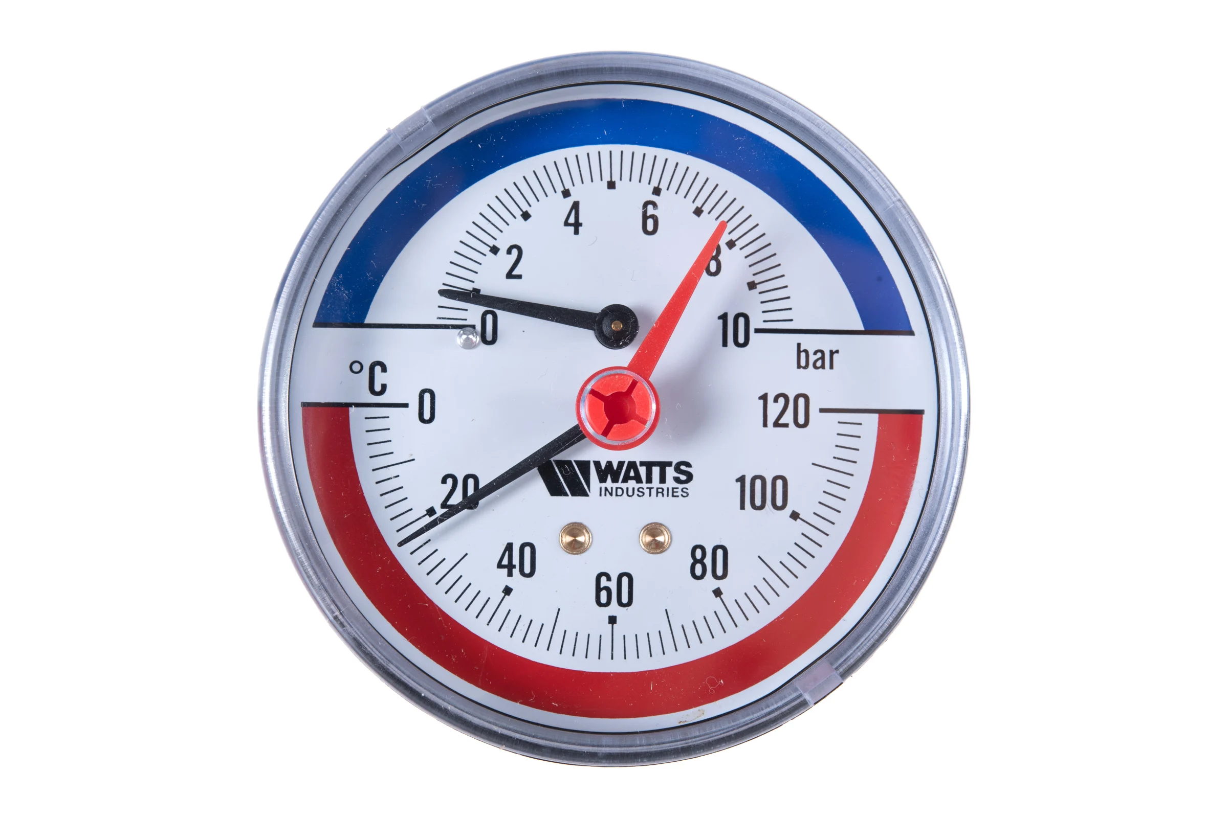 Термоманометр Watts F+R818 аксиальный 80 mm 10009465