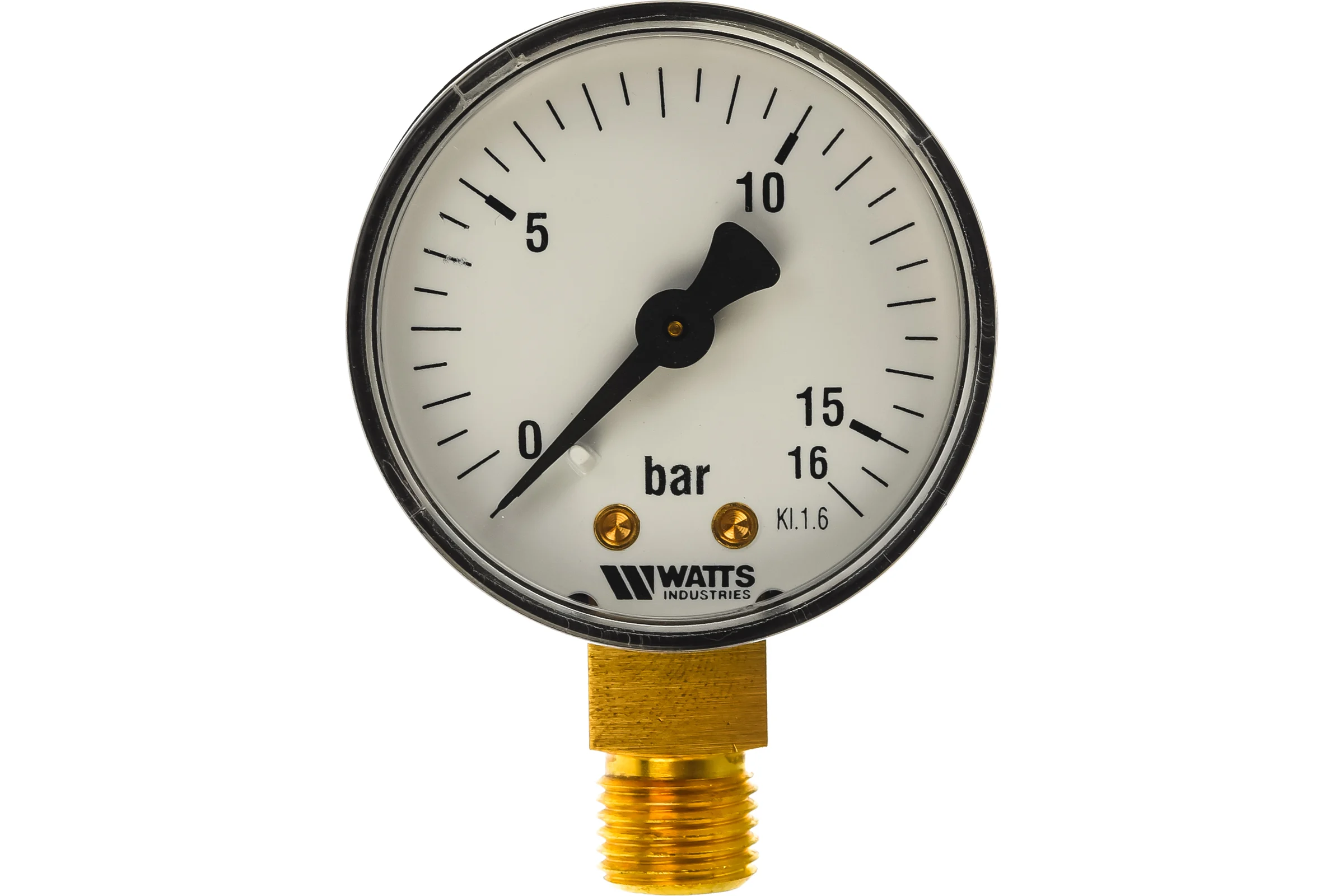 Манометр Watts F+R200 радиальный 0-16bar, корпус 50mm 10007384