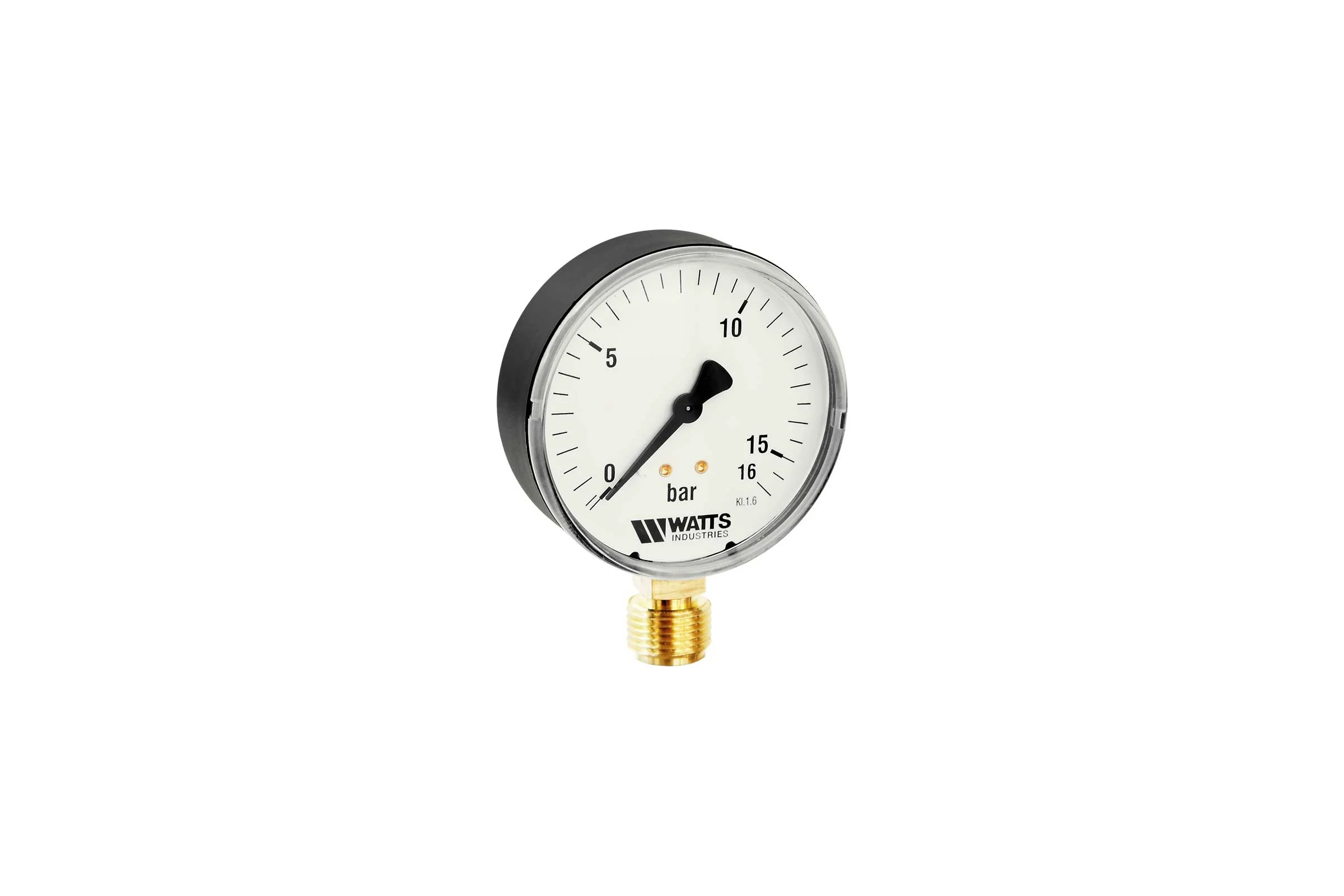 Радиальный манометр Watts F+R200 0-10 bar, корпус 63 мм 10007724