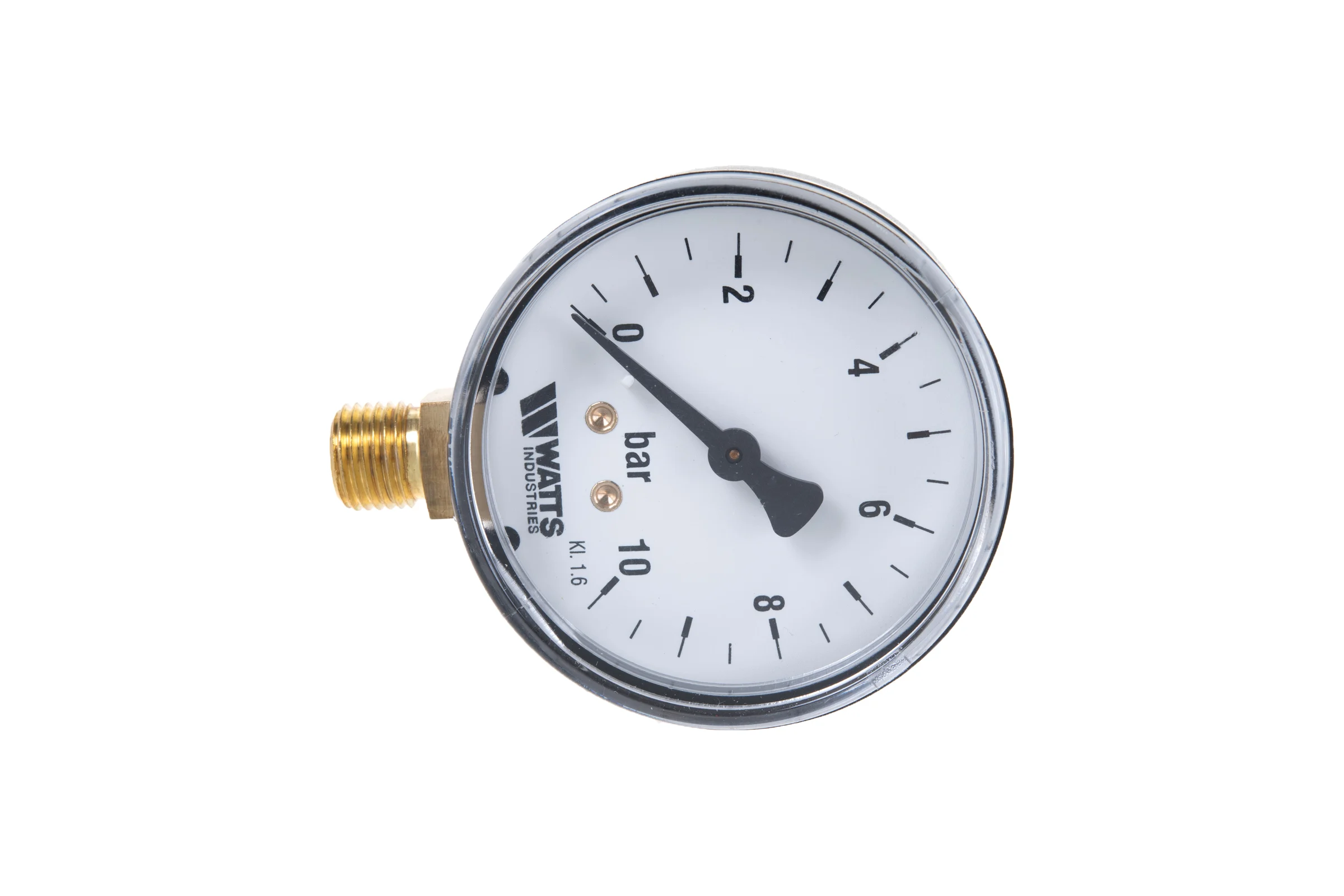 Радиальный манометр Watts F+R200 0-10 bar, корпус 63 мм 10007724