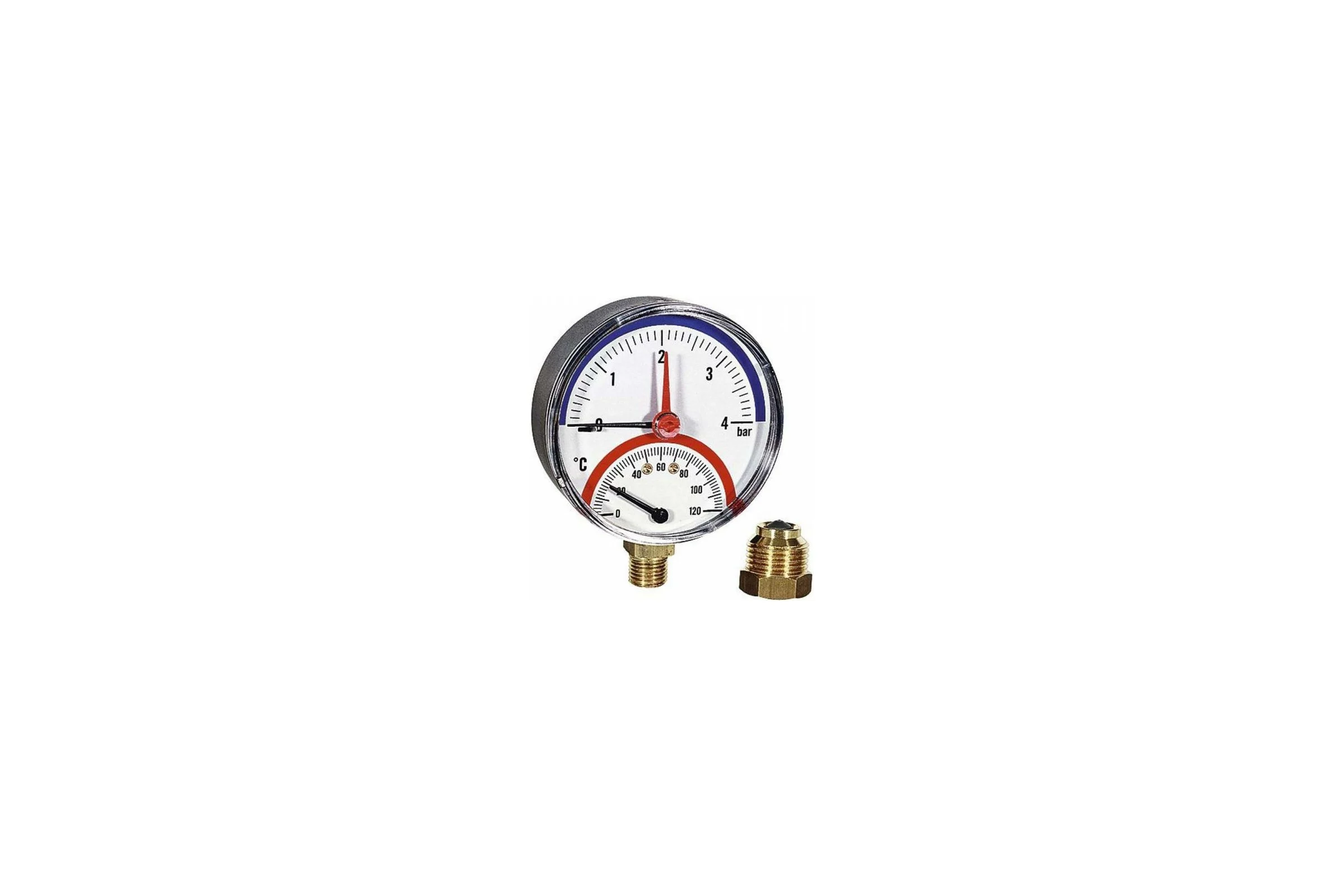 Термоманометр Watts F+R828 радиальный, 80 mm 10025526