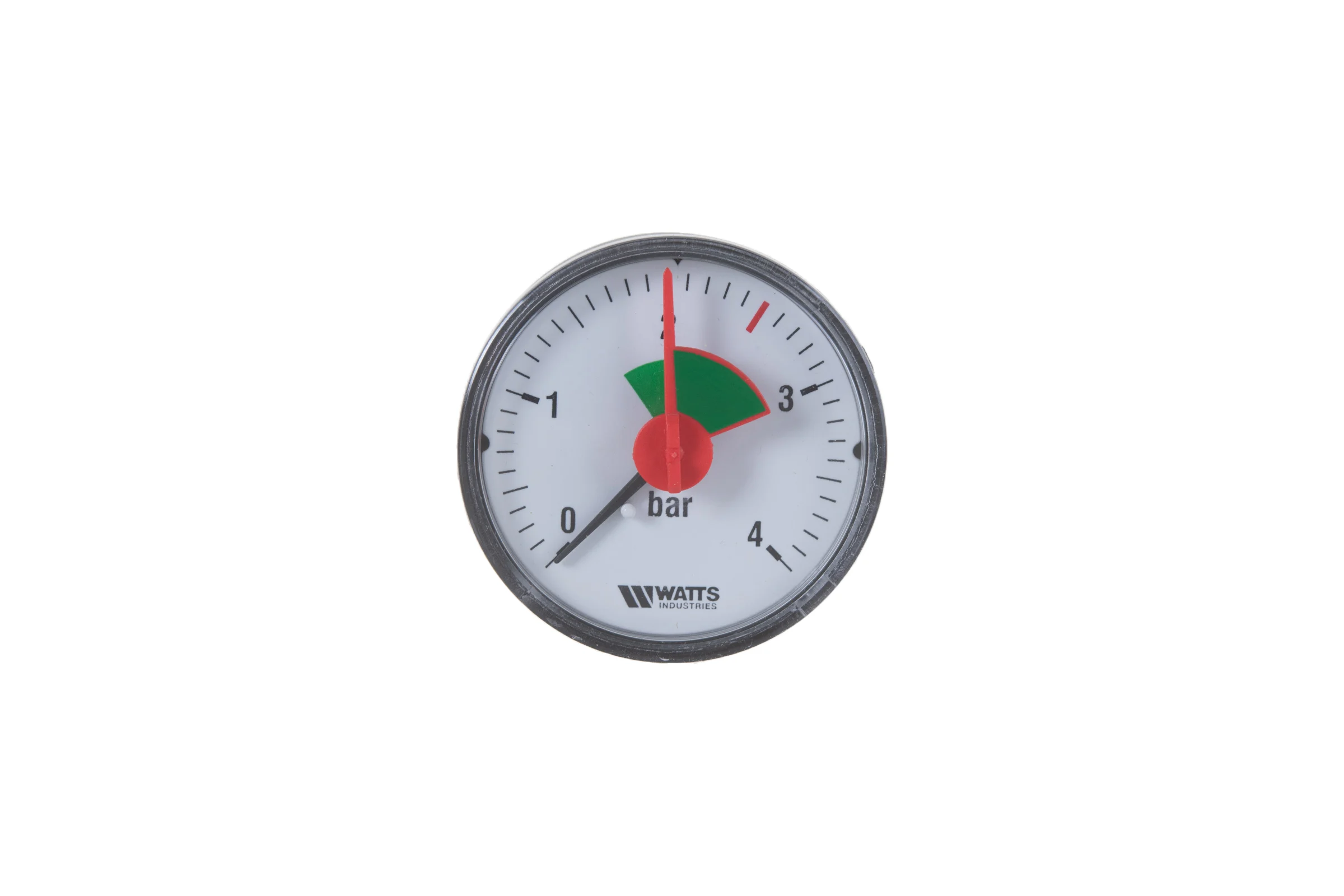 Аксиальный манометр Watts F+R101 0-4 bar, корпус 50 мм 10008089