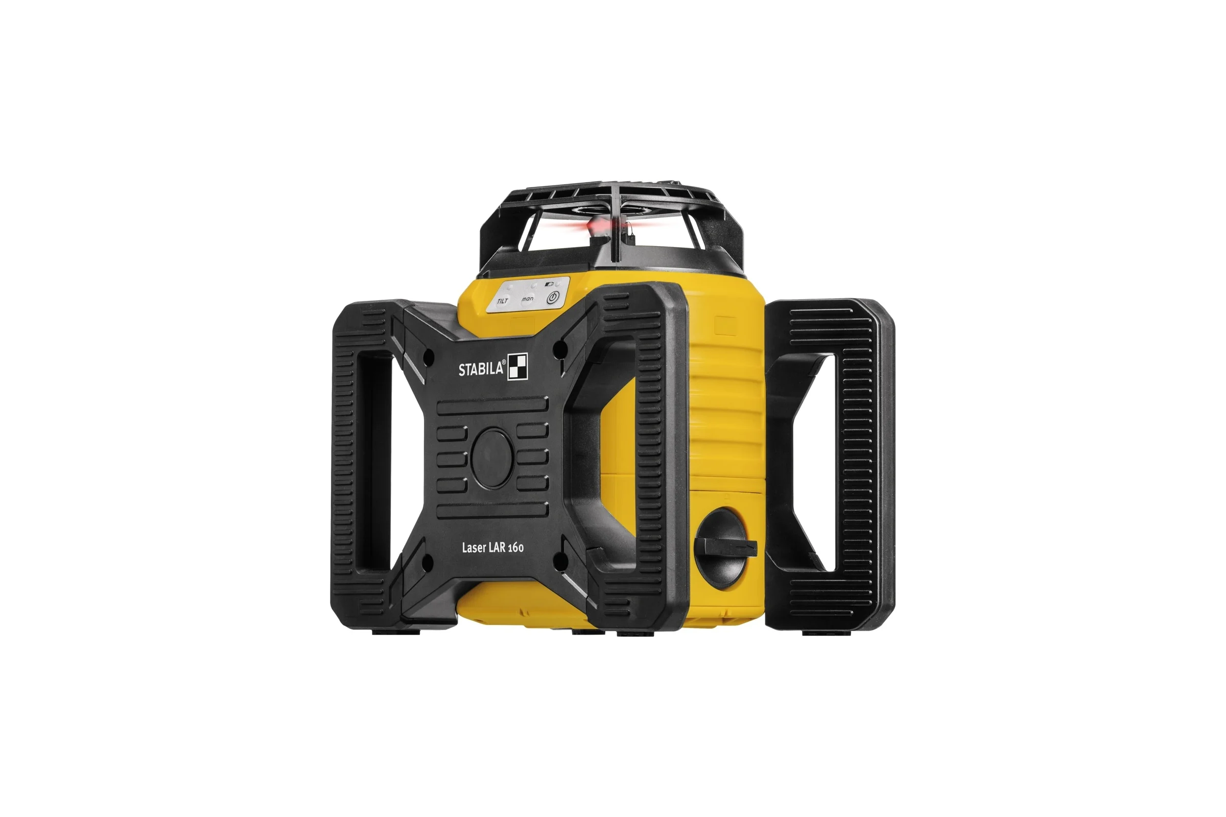 Ротационный лазерный нивелир STABILA LAR 160 + ресивер REC160 RG + строительный штатив BST-S + нивелирная рейка NL + визирная пластина + очки 19241