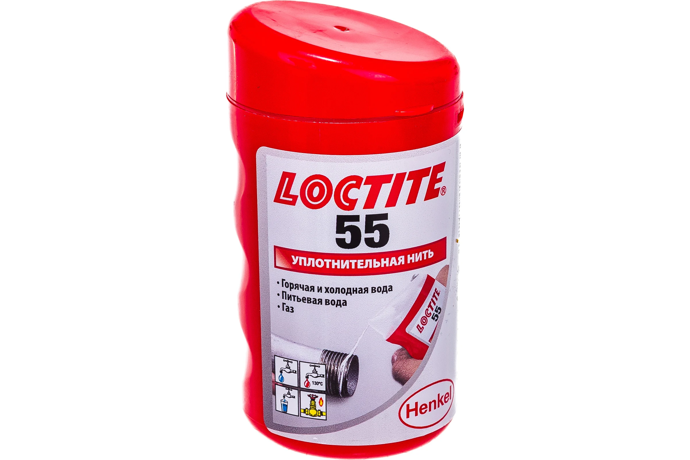 Герметизирующая нить для газа и питьевой воды 160 м Loctite 55 2057362
