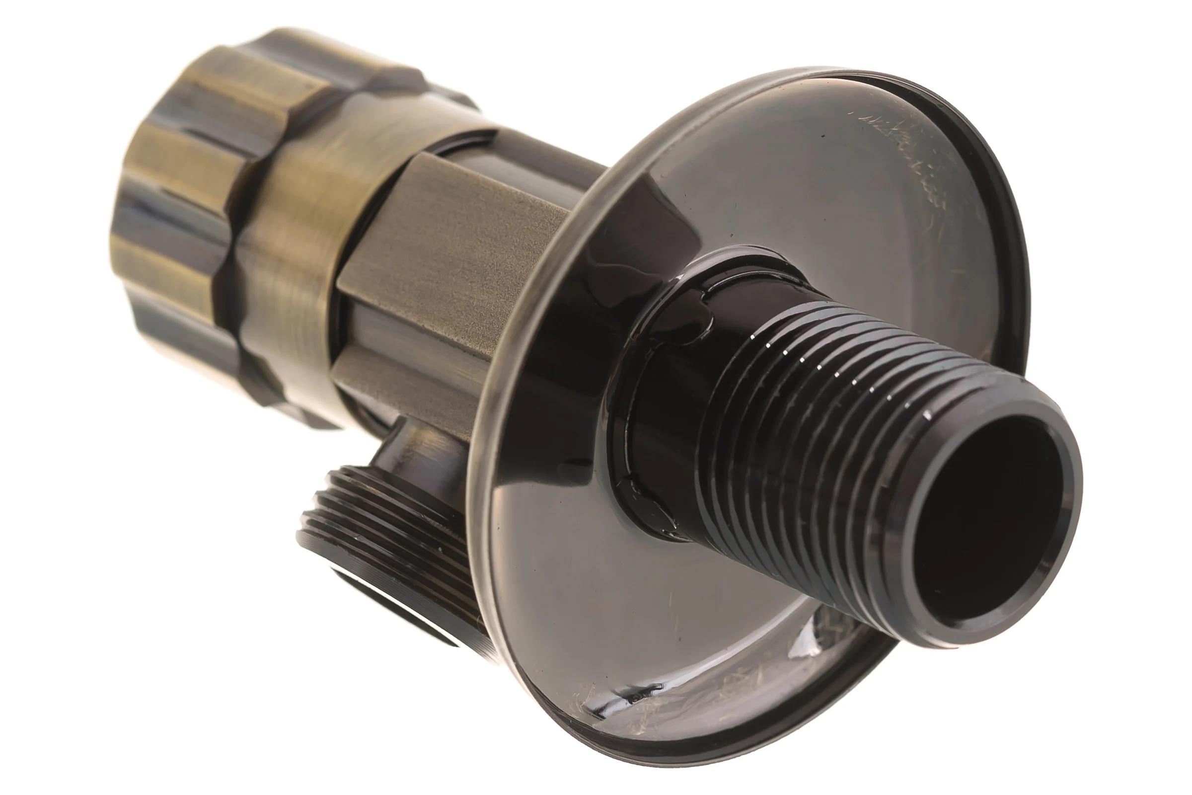 Угловой кран Veragio Sbortis 1/2", с отражателем, бронза VR.SBR-8223.BR