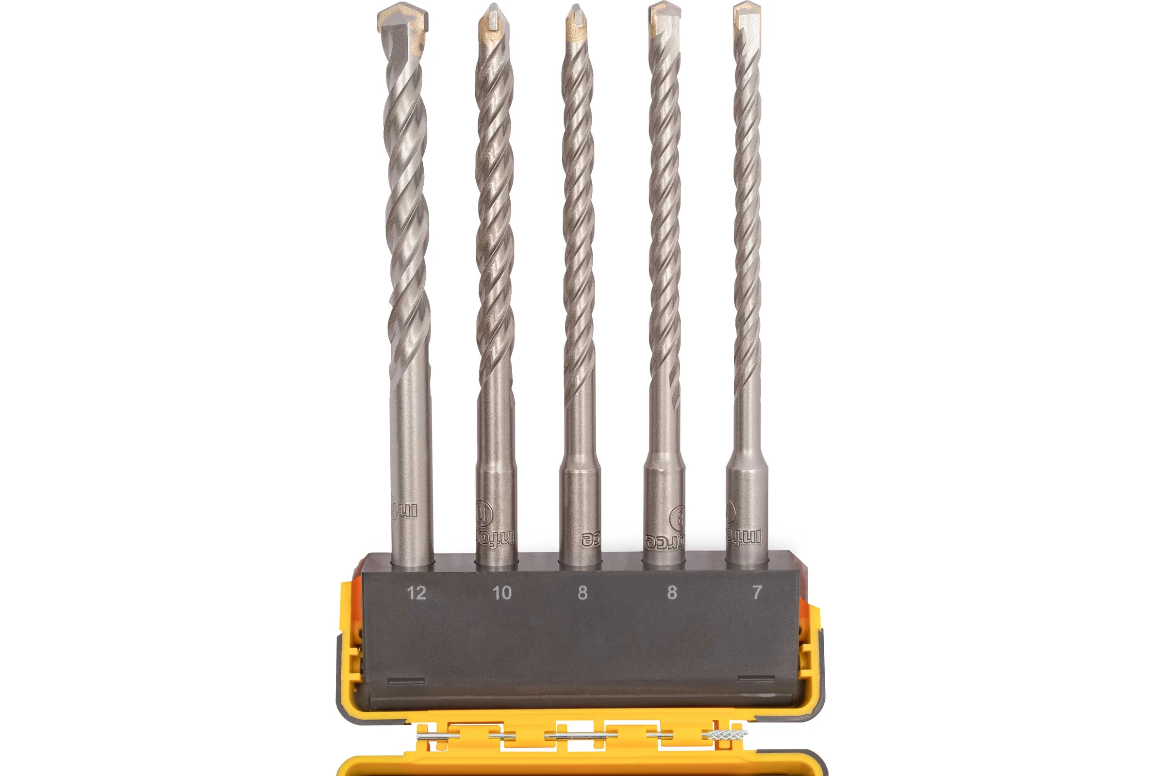 Набор твердосплавных буров SDS-plus (10 шт; 5-12 мм) Inforce 11-03-10-1