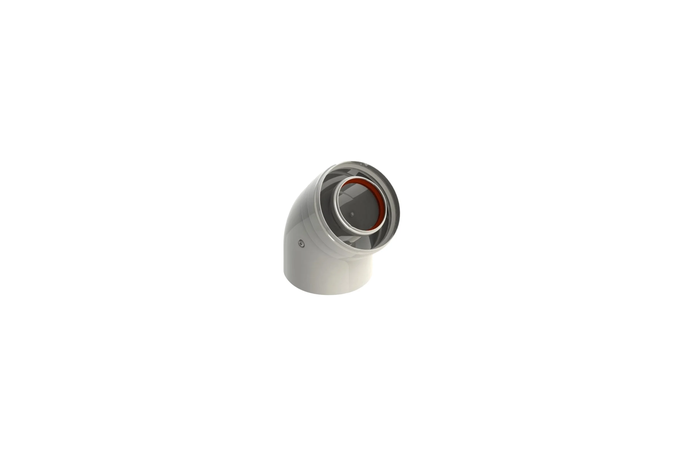 Колено промежуточное (45 градусов; 60/100 мм) DR thermo Y-018
