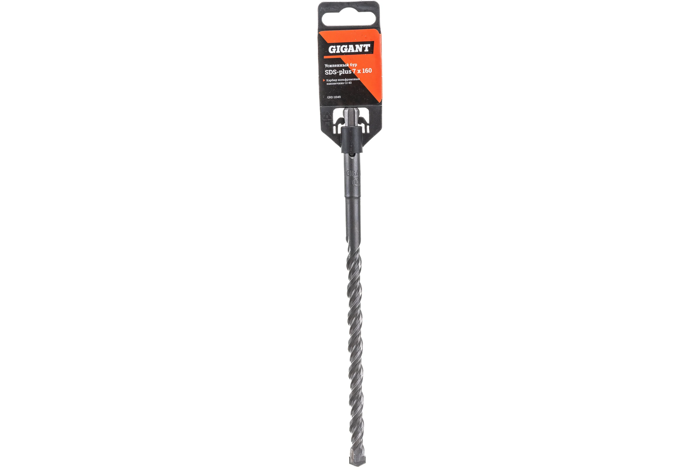 Бур усиленный SDS-plus (7x160 мм) Gigant GRD 11049
