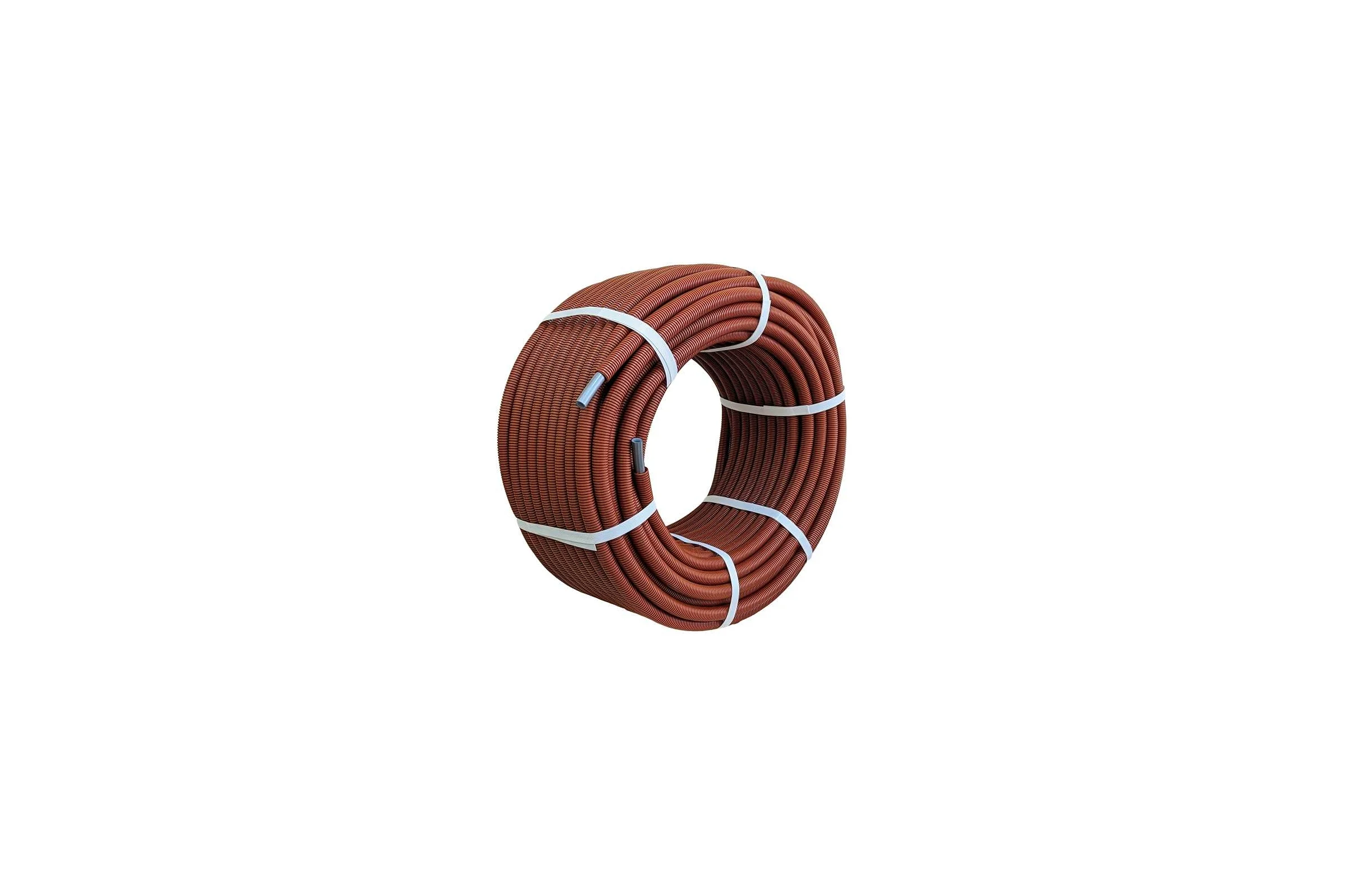 Труба в гофре КОНТУР D20x2,8 G-RAY OXY PEXa-EVOH 100м красная 060500020001