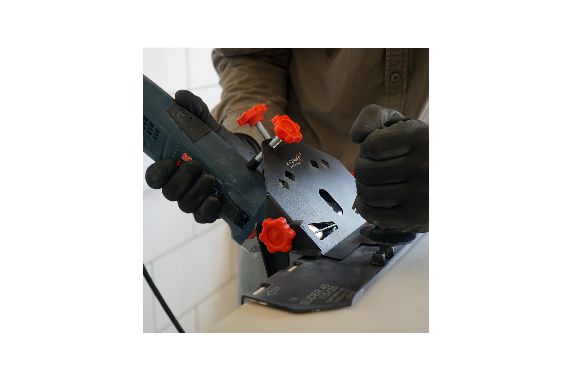 Насадка металлическая для УШМ (45 градусов; 115-125 мм) для резки Slider 2.0 Mechanic 19568442113