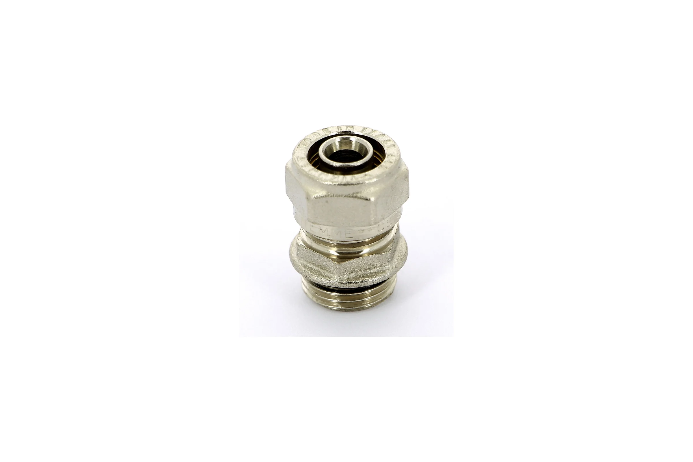 Муфта обжим Tiemme O-ring Н 16х1/2', никелированная 1600022