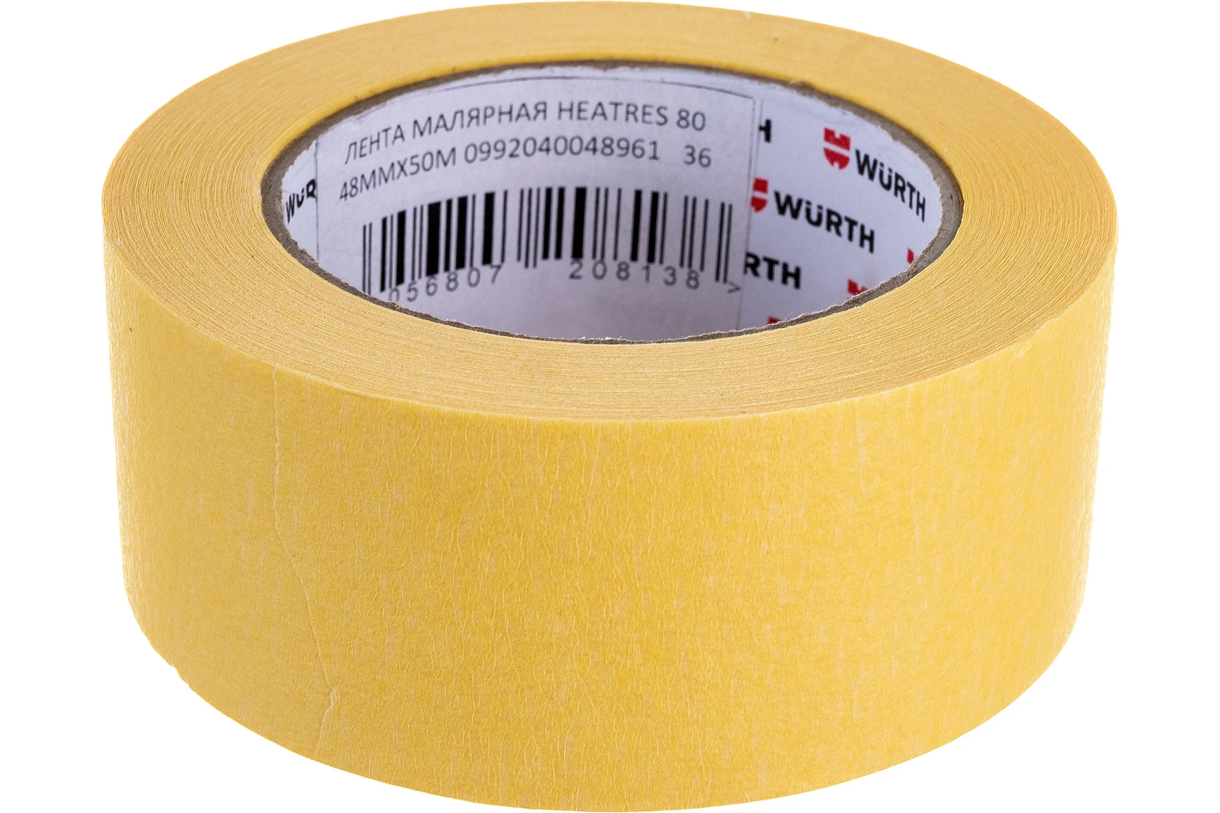Малярная лента Wurth HEATRES 80 48мм х 50м 0992040048961 36
