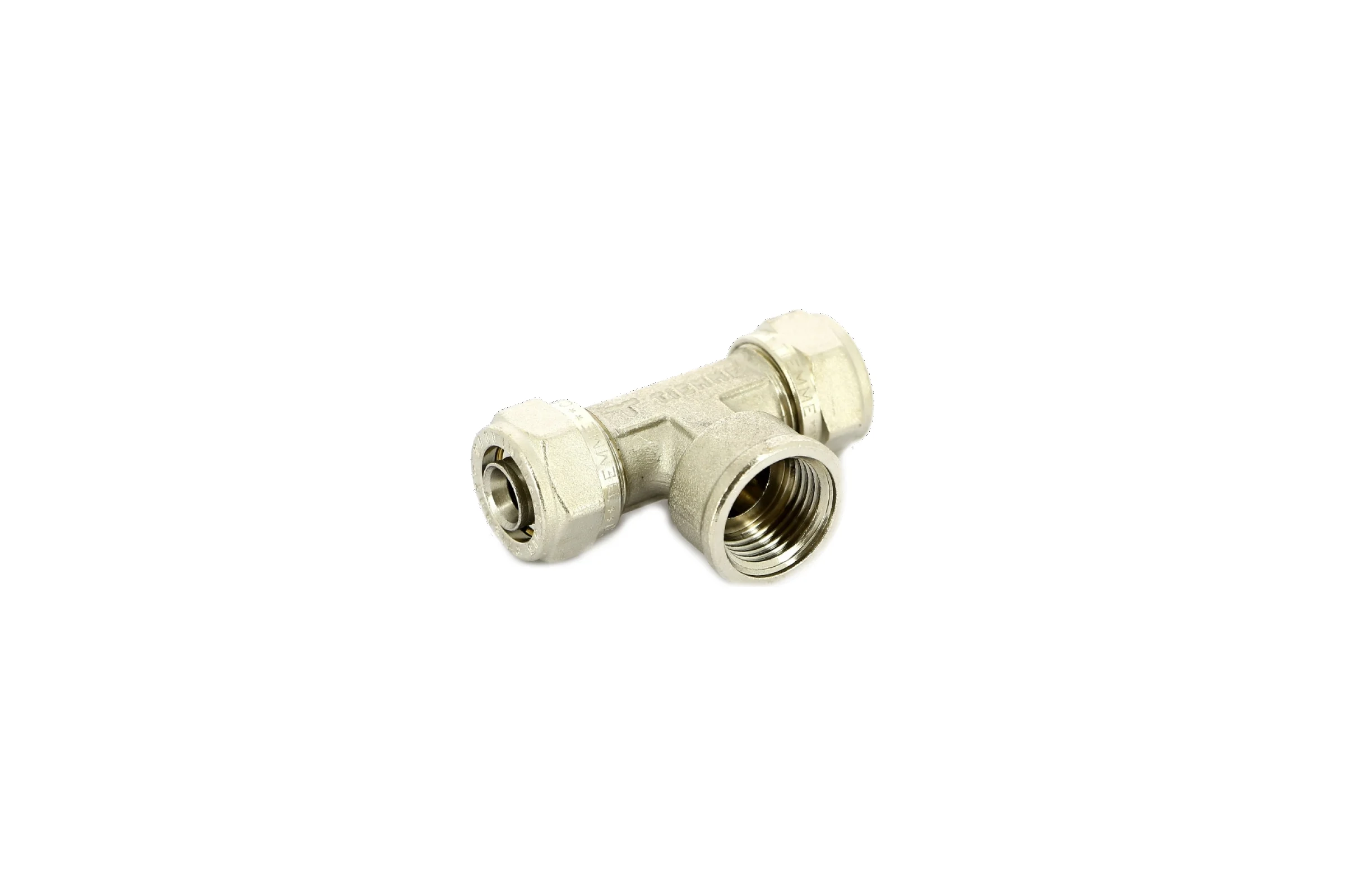 Обжимной тройник Tiemme В, 16x1/2"х16 1600018