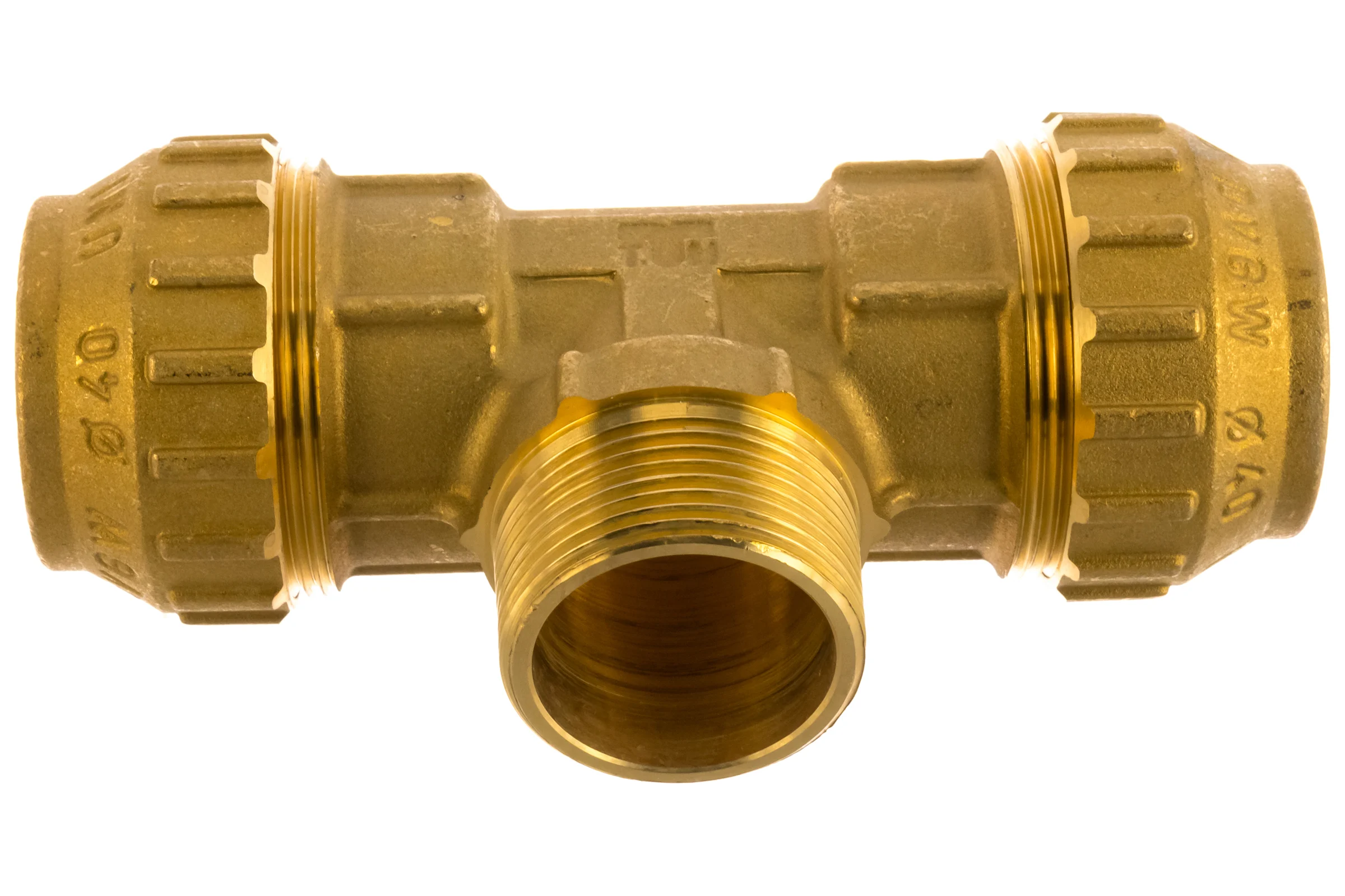 Обжимной тройник Tiemme Н, 40х1 1/4"х40 3400075