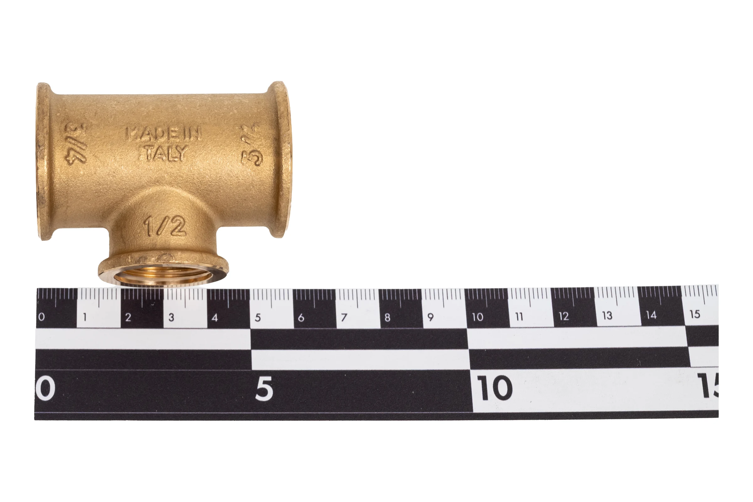 Тройник Tiemme В, 3/4"x1/2"x3/4" 1500049