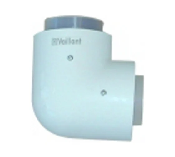 Отвод для труб пластиковый (87°; DN 80/125 мм) Vaillant 303210