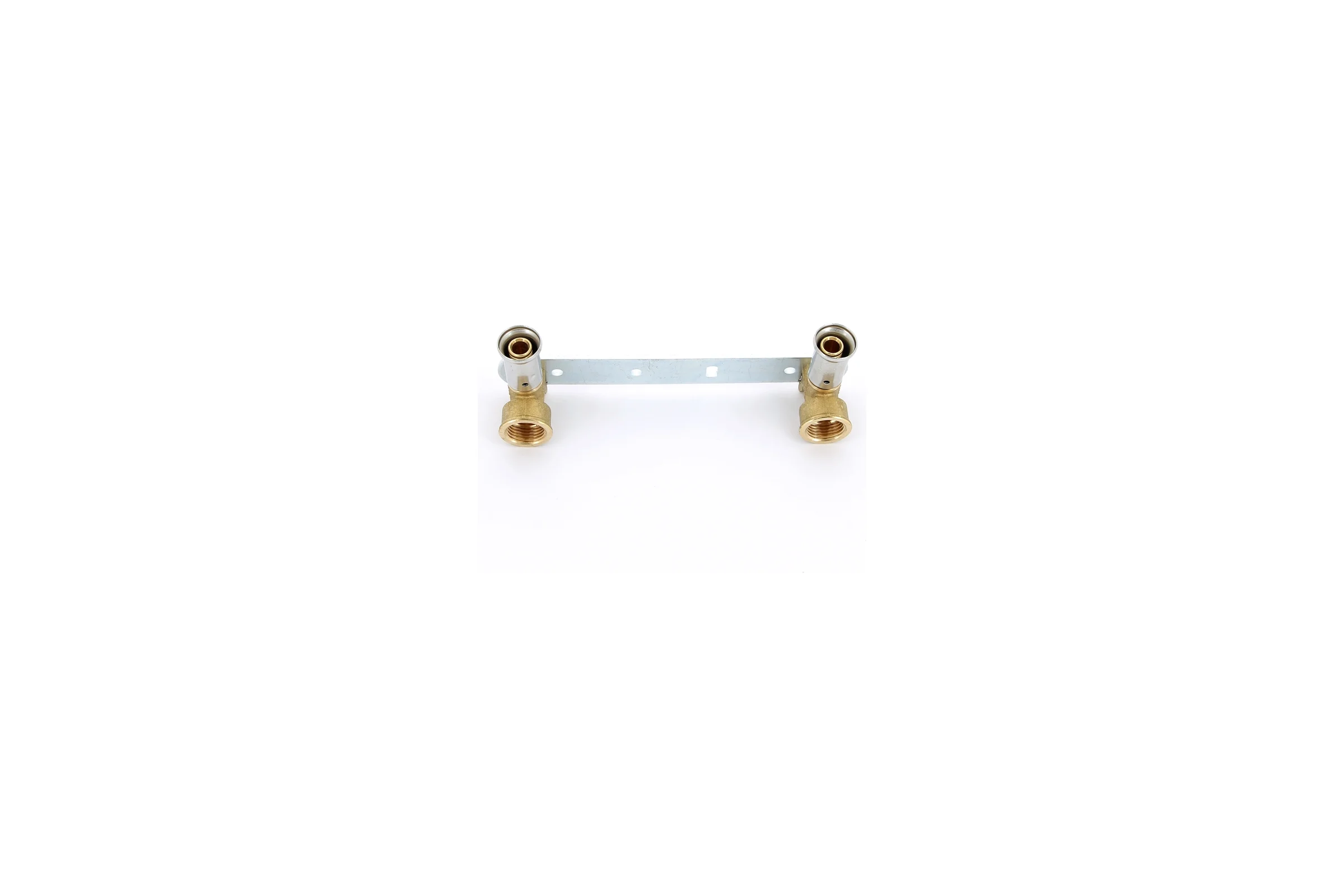 Водорозетка пресс Henco В 16х1/2", двойная на планке 28P-16041604