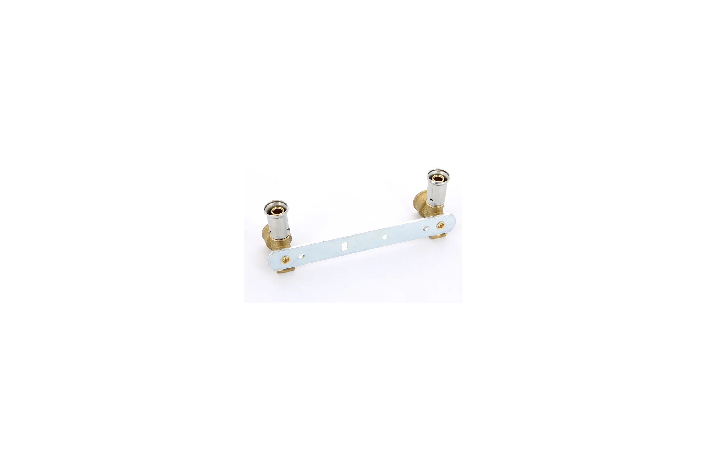 Водорозетка пресс Henco В 16х1/2", двойная на планке 28P-16041604