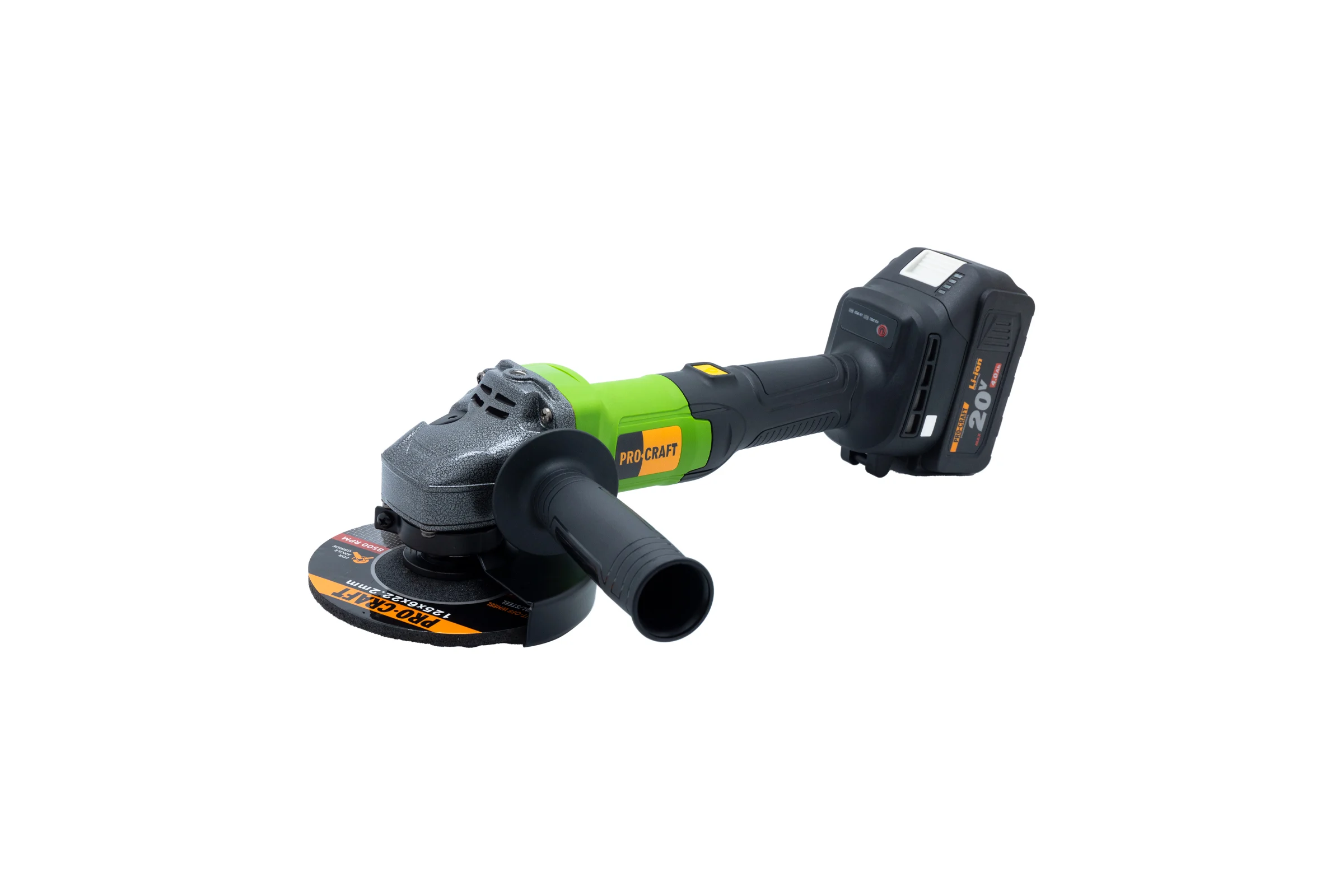 Аккумуляторная углошлифовальная машина PROCRAFT Universal PGA20