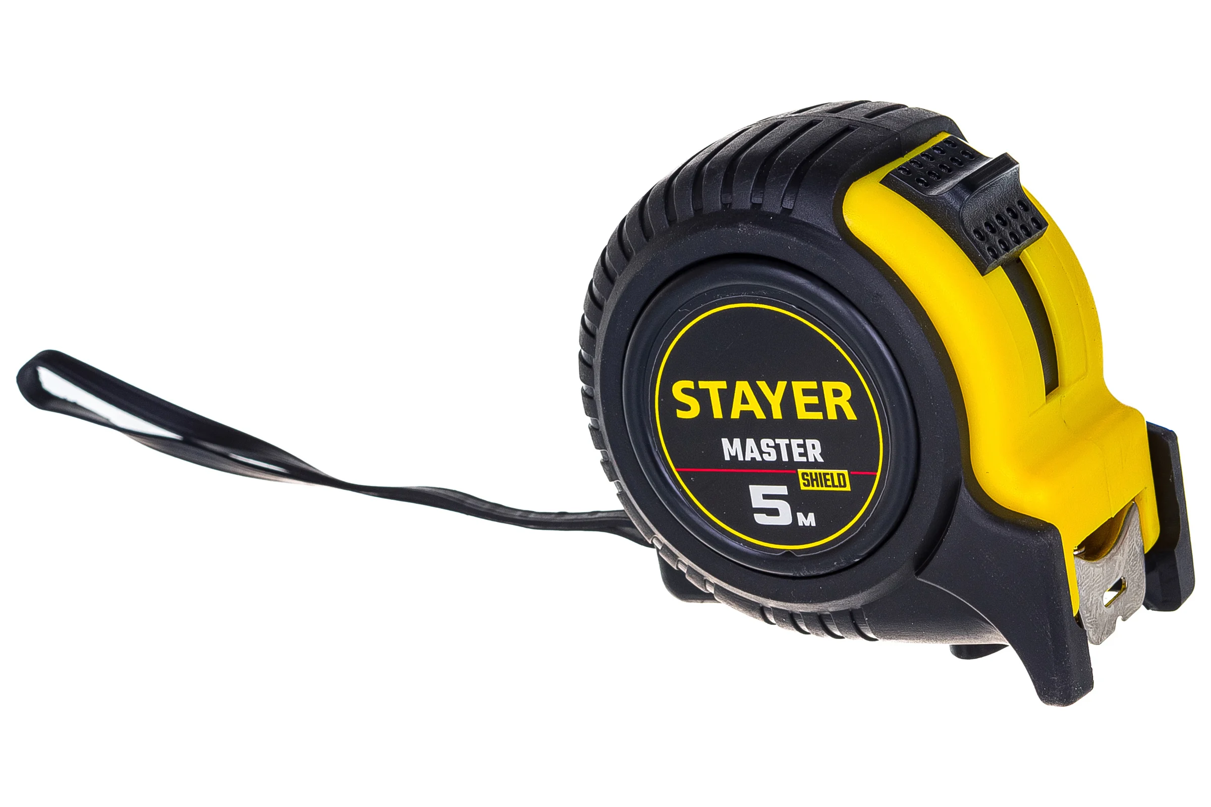 Рулетка Stayer MASTER 5м/25мм, ударостойкий обрезиненный корпус 34025-05-25