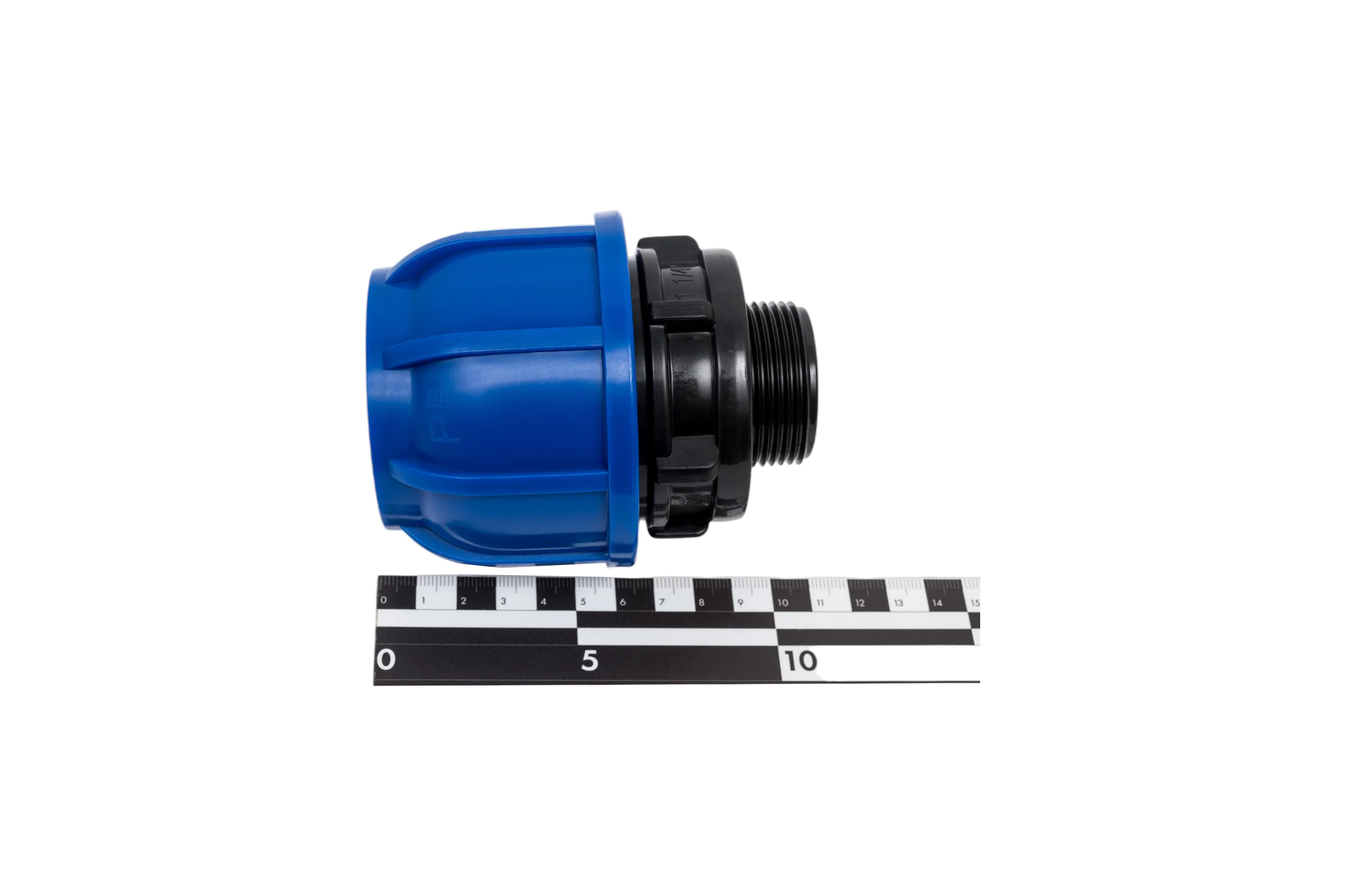 Соединительная муфта ПНД CYKLON 50x1 1/4” нар. 12 шт. PFMM50114