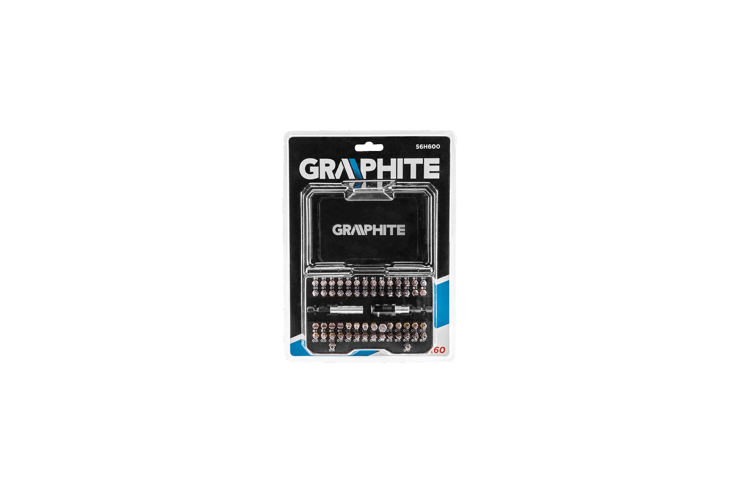 Набор бит 60 предметов GRAPHITE 56H600